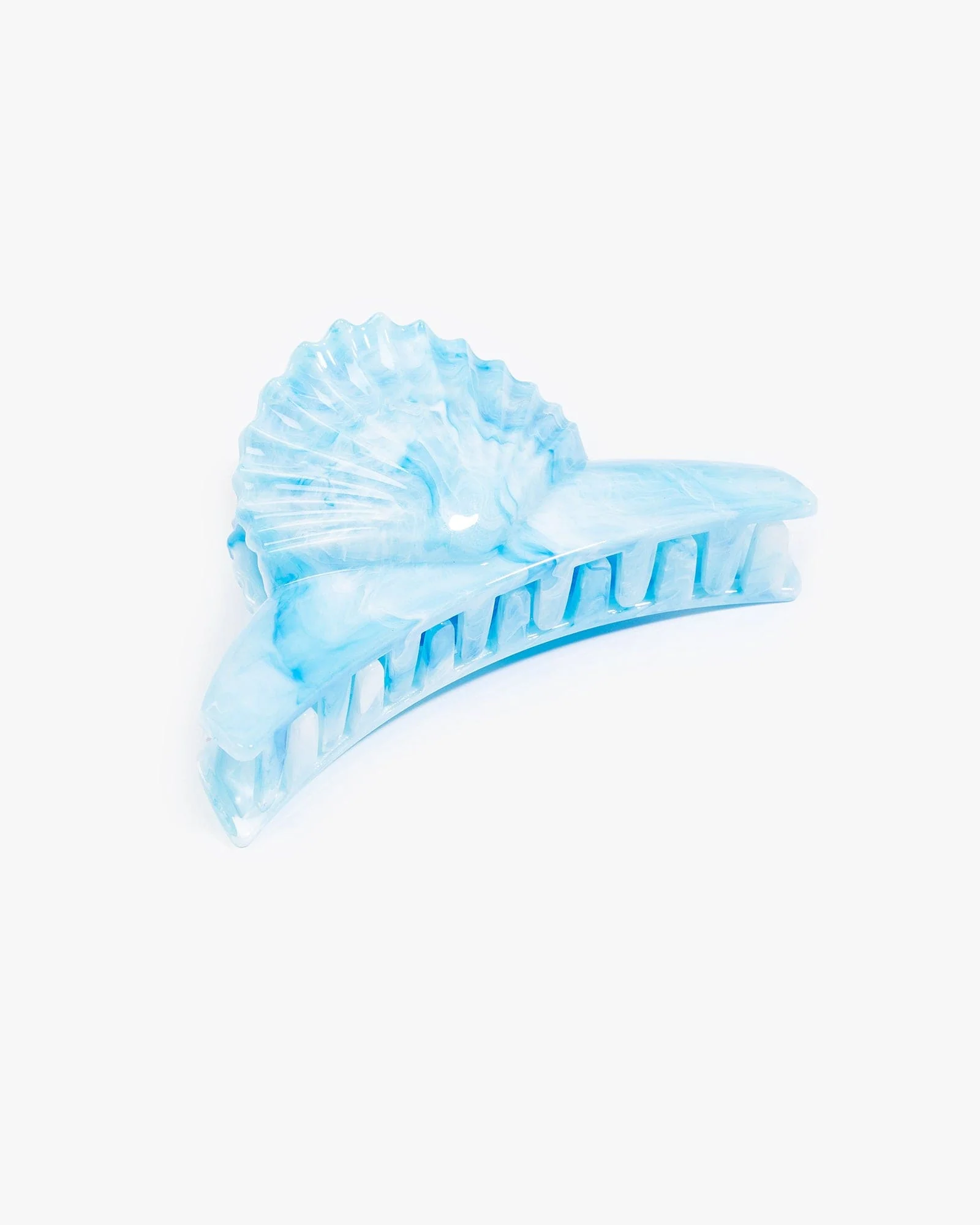 Blue Marble Sea Icon Hair Claw Clip