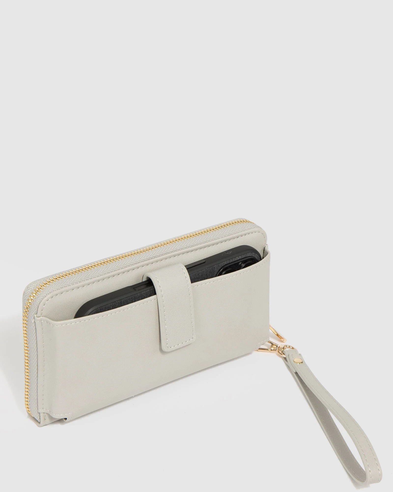 Grey Sofi Wristlet Wallet