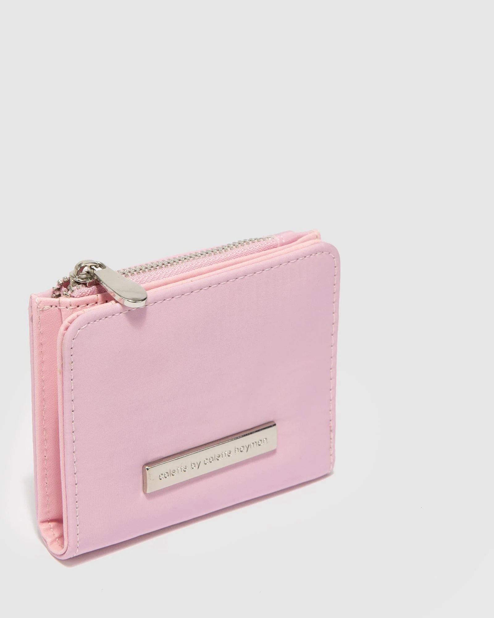 Pink Han Nylon Mini Wallet
