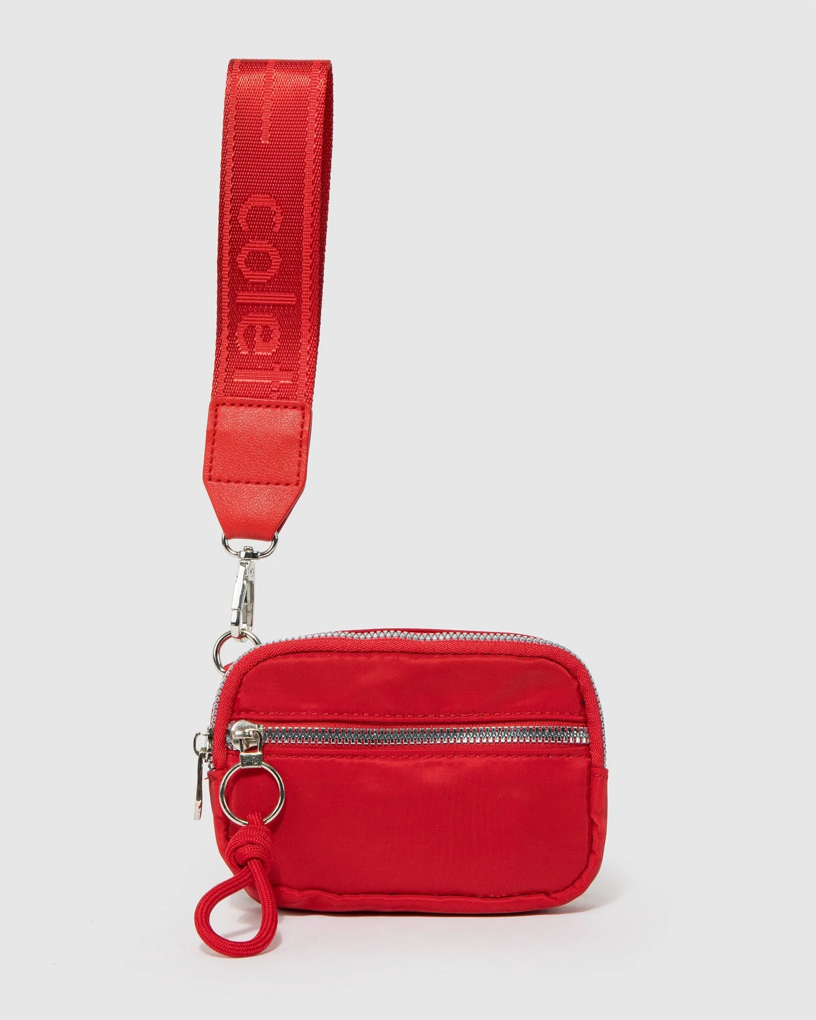 Red Elly Sport Wristlet Purse