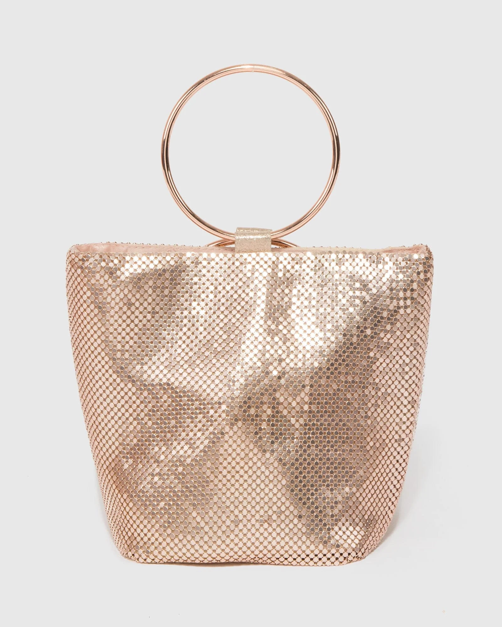 Rose Gold Robyn Disco Bag