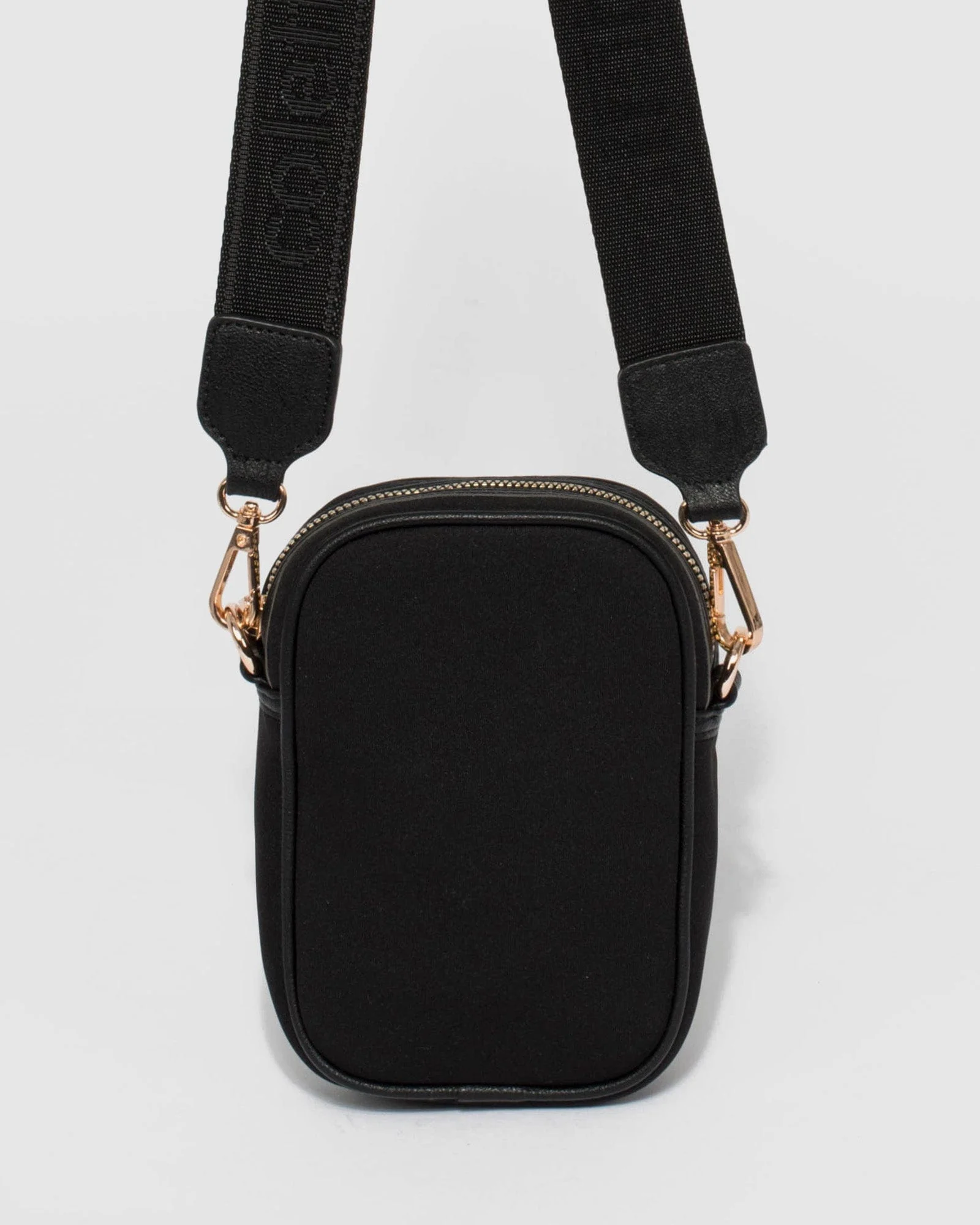 Black Minjee Phone Crossbody Bag