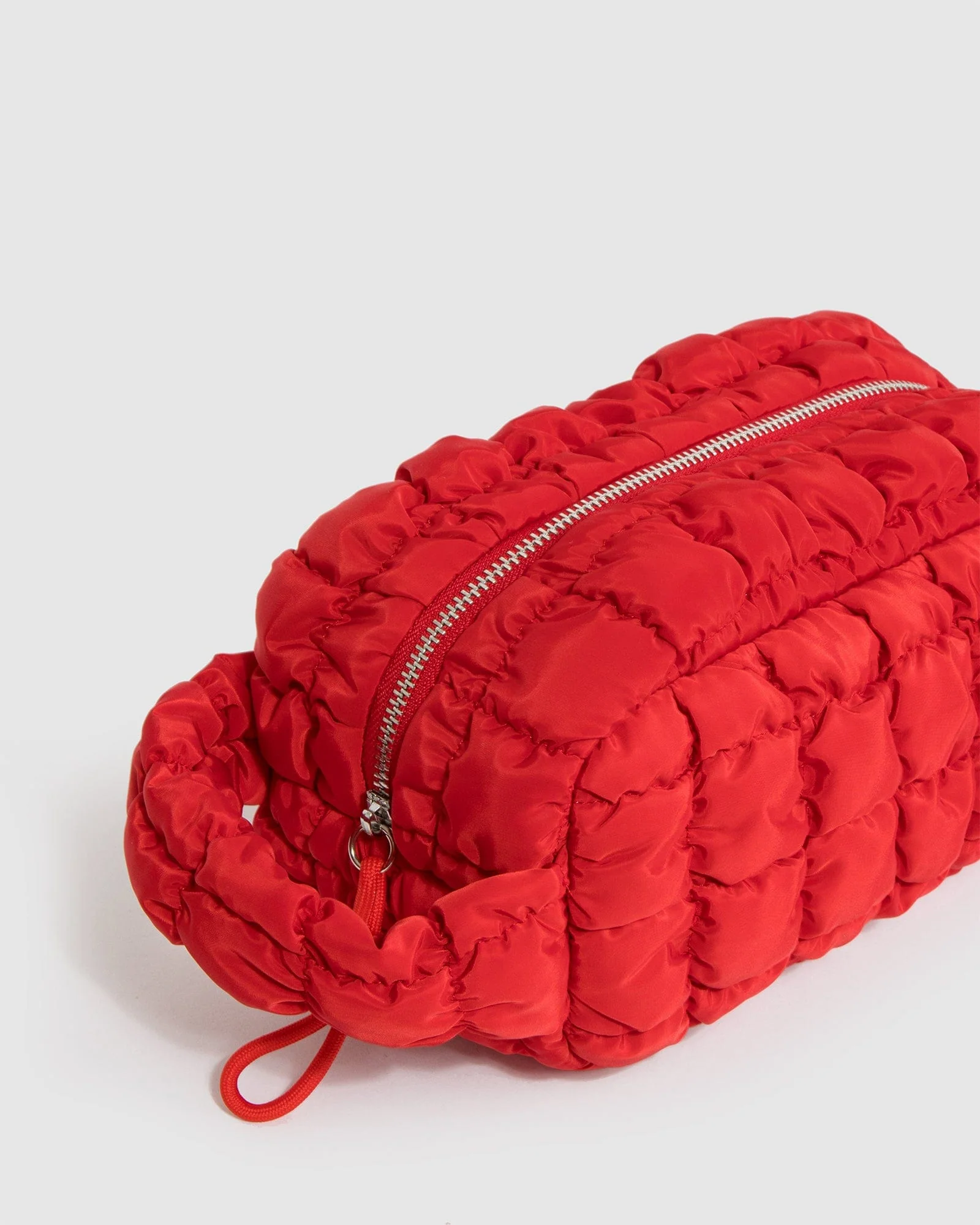 Red Billie Zip Top Cosmetic Case