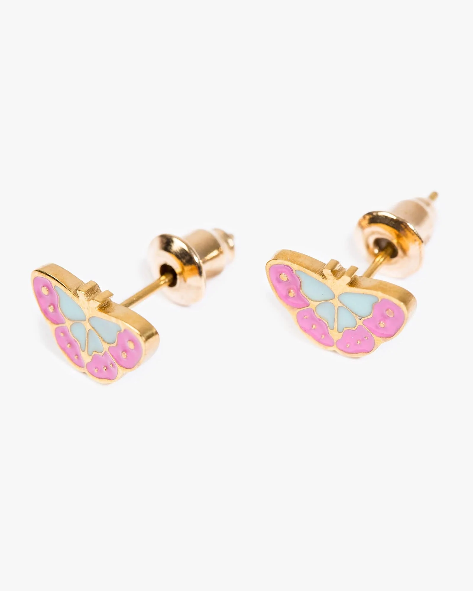 Multi Colour Cute Butterfly Stud Earrings