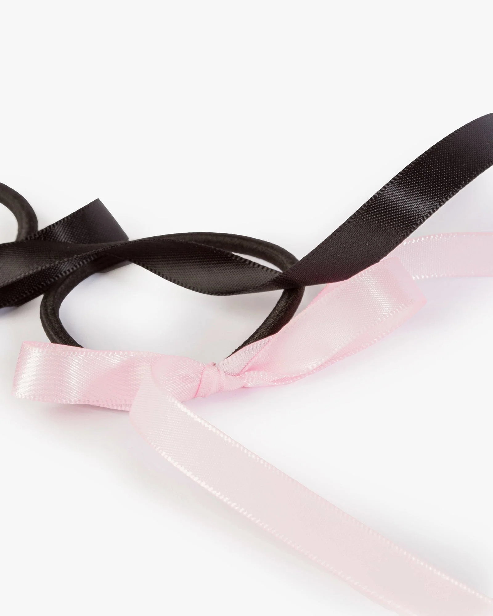 Multi Colour 2 Pack Thin Bow Hair Ties