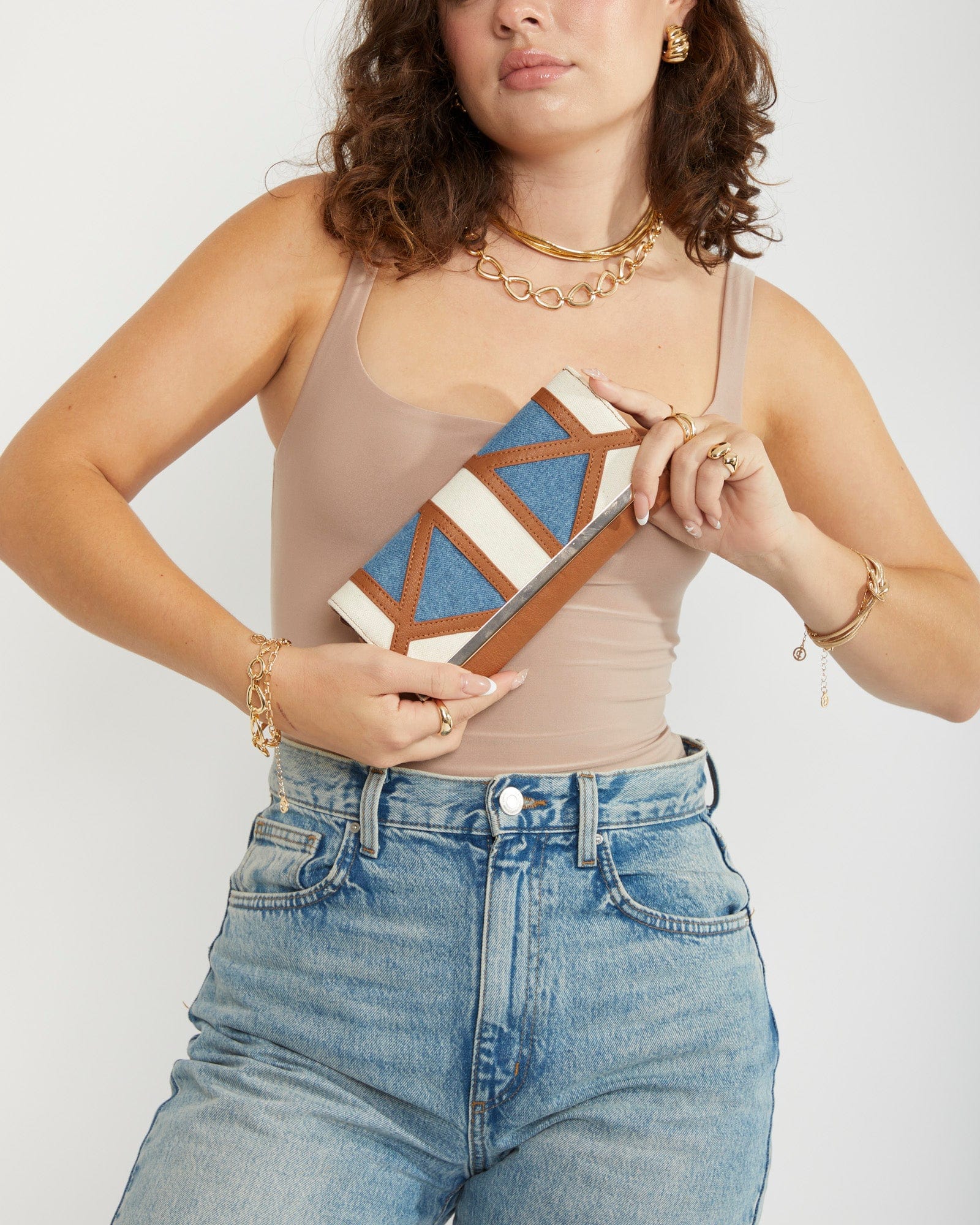 Multi Colour Maisy Panel Wallet