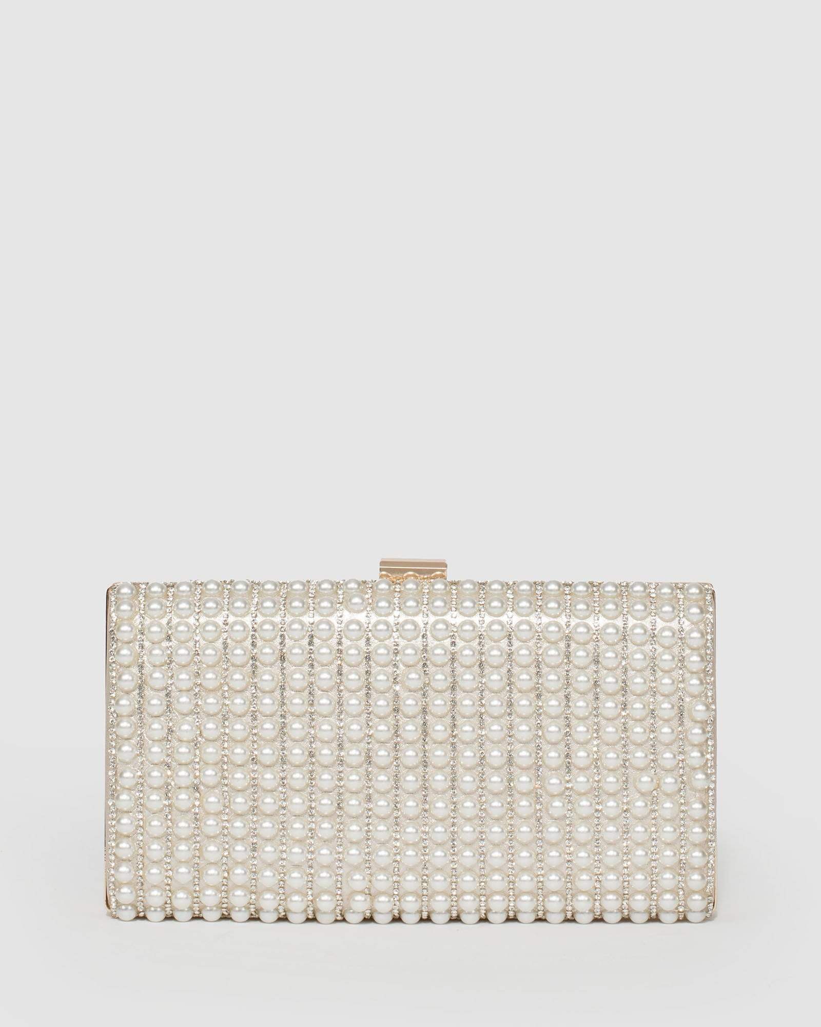 Pearl Thalia Hardcase Clutch Bag