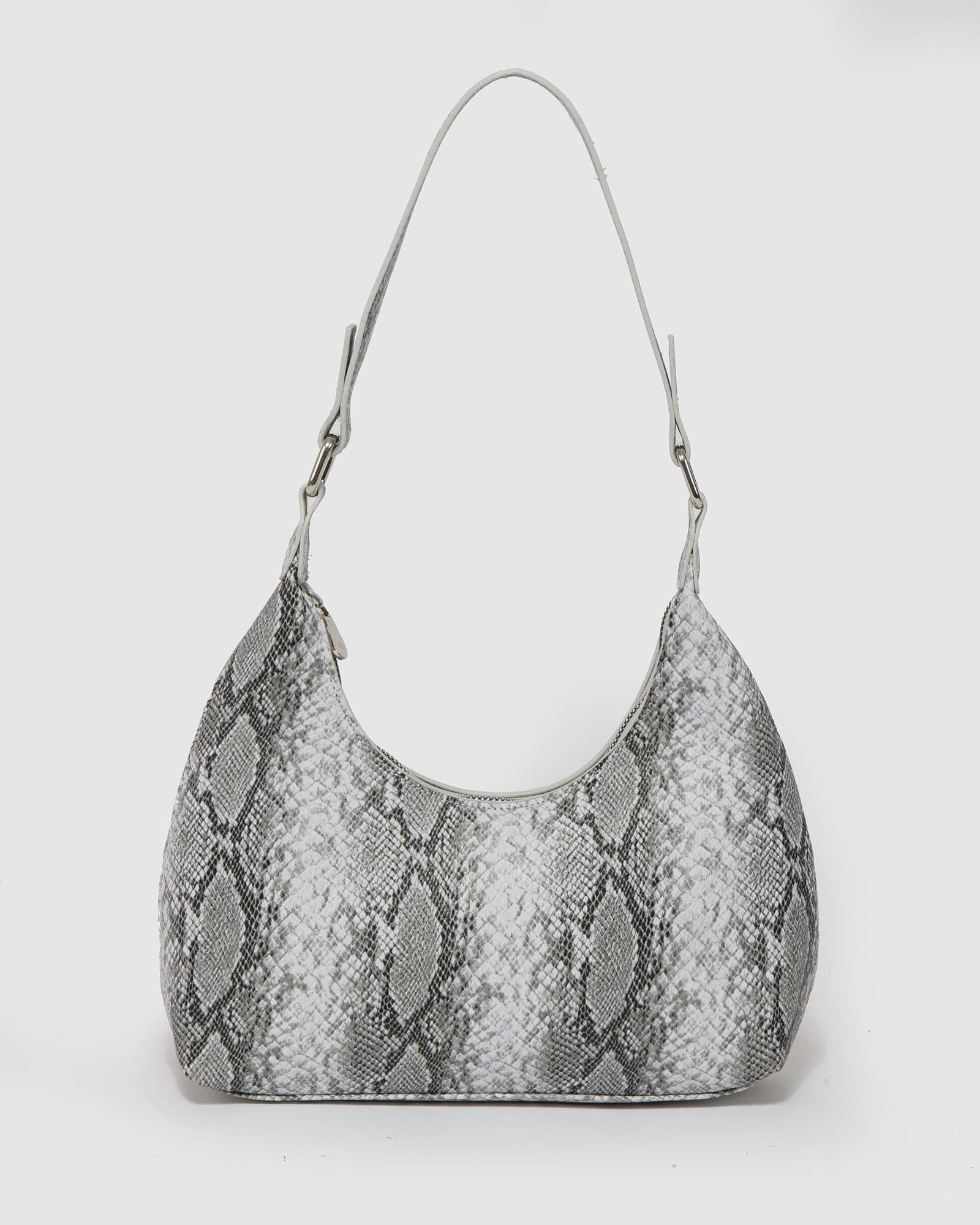 Snake Print Keiley Scoop Shoulder Bag