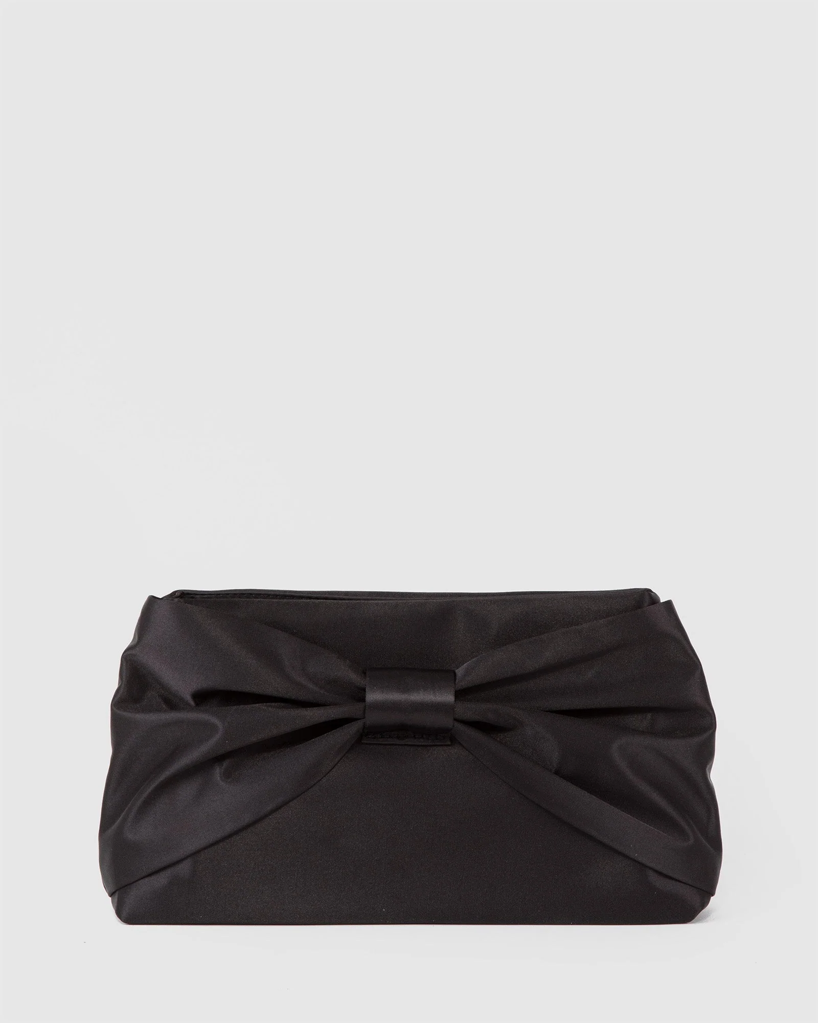 Black Lucy Bow Pouch Bag