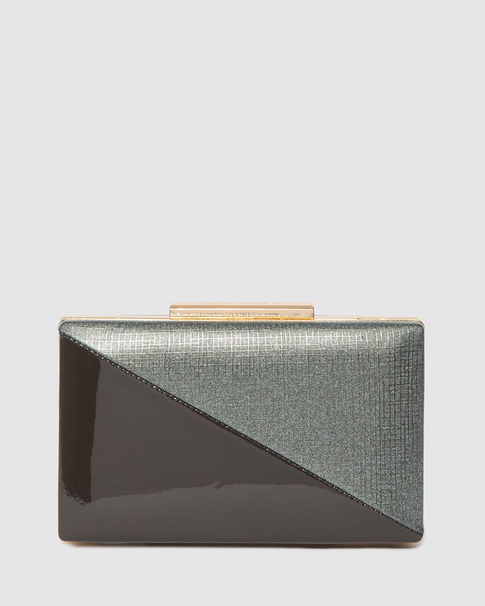 Black Jaimi Hardcase Clutch Bag