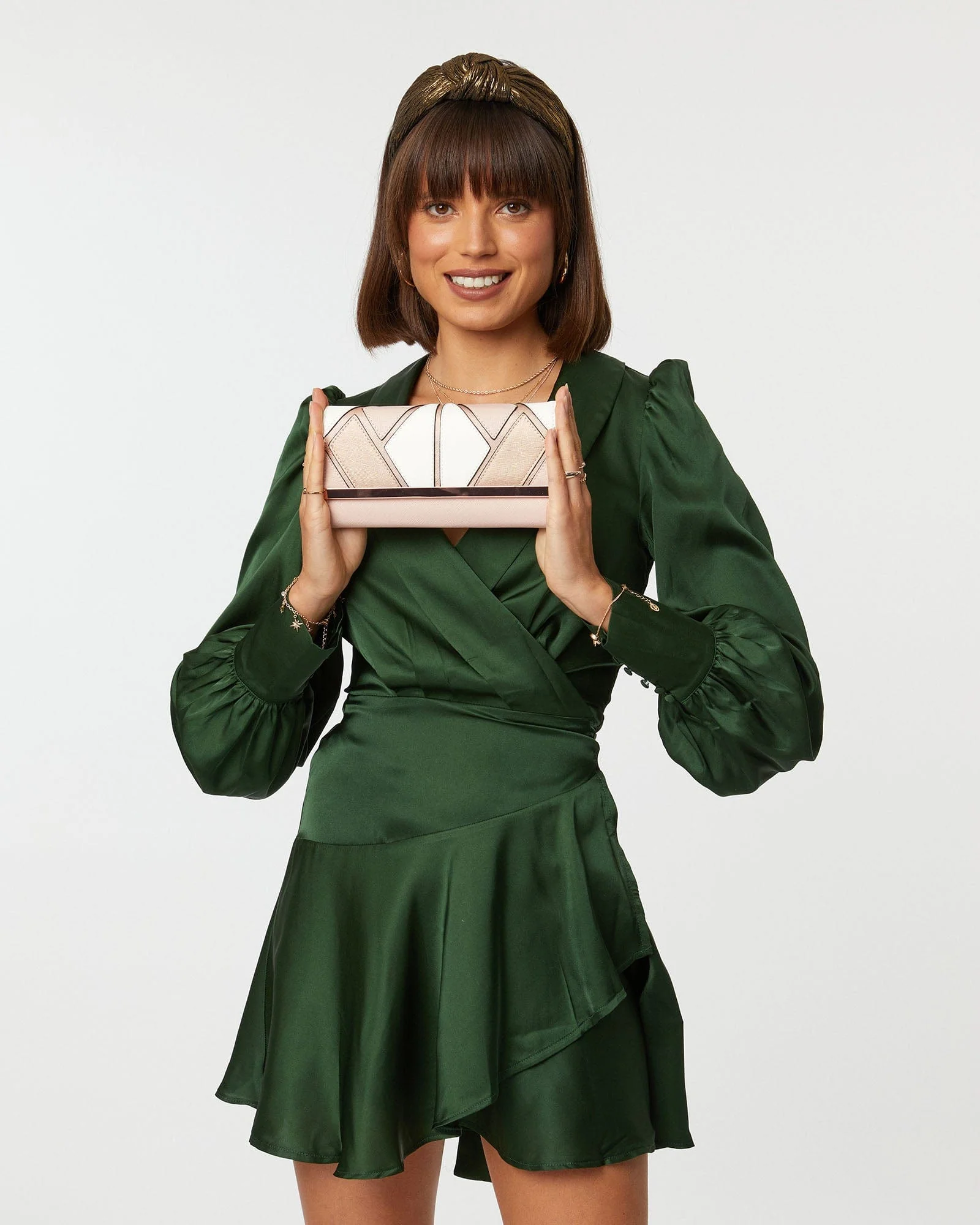 Multi Colour Maisy Cross Panel Wallet
