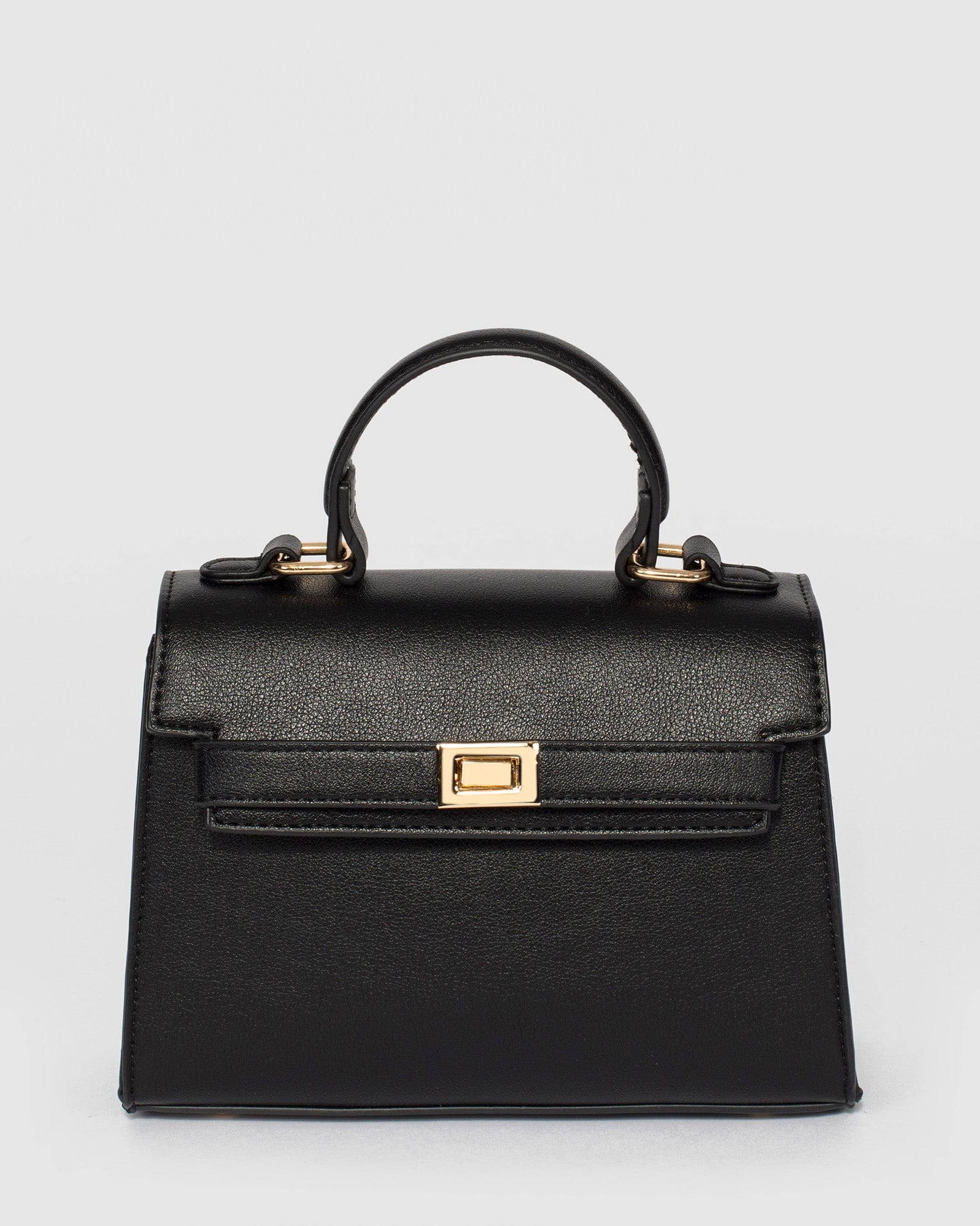 Black Lareina Top Handle Mini Bag