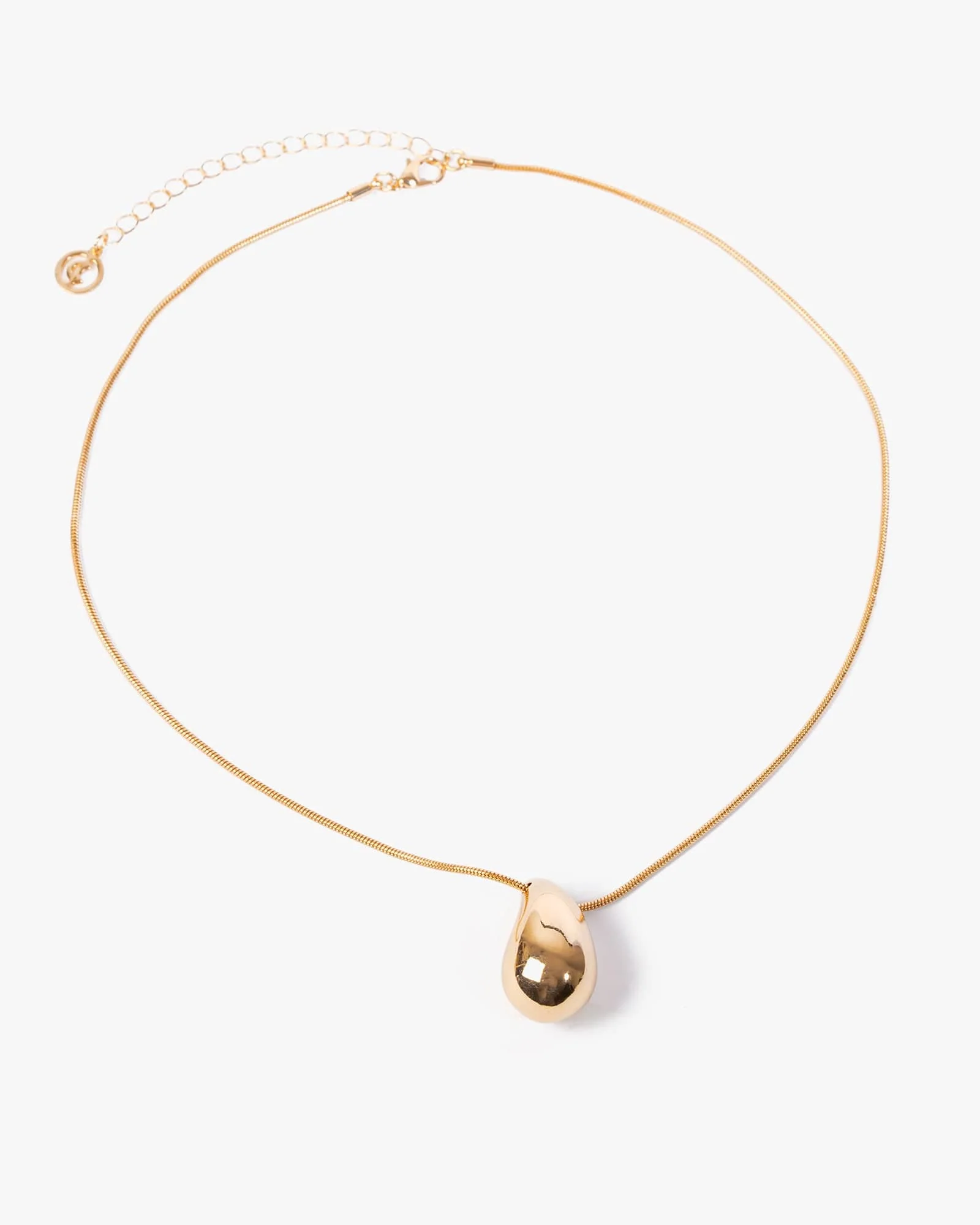 Gold Tear Drop Necklace