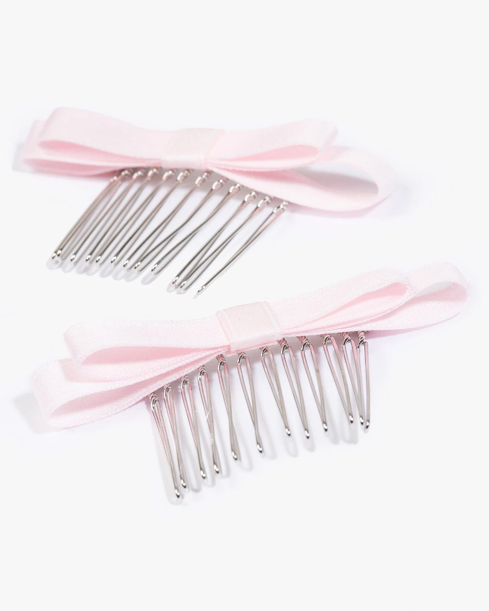 Pink 2 Pack Bow Hair Comb