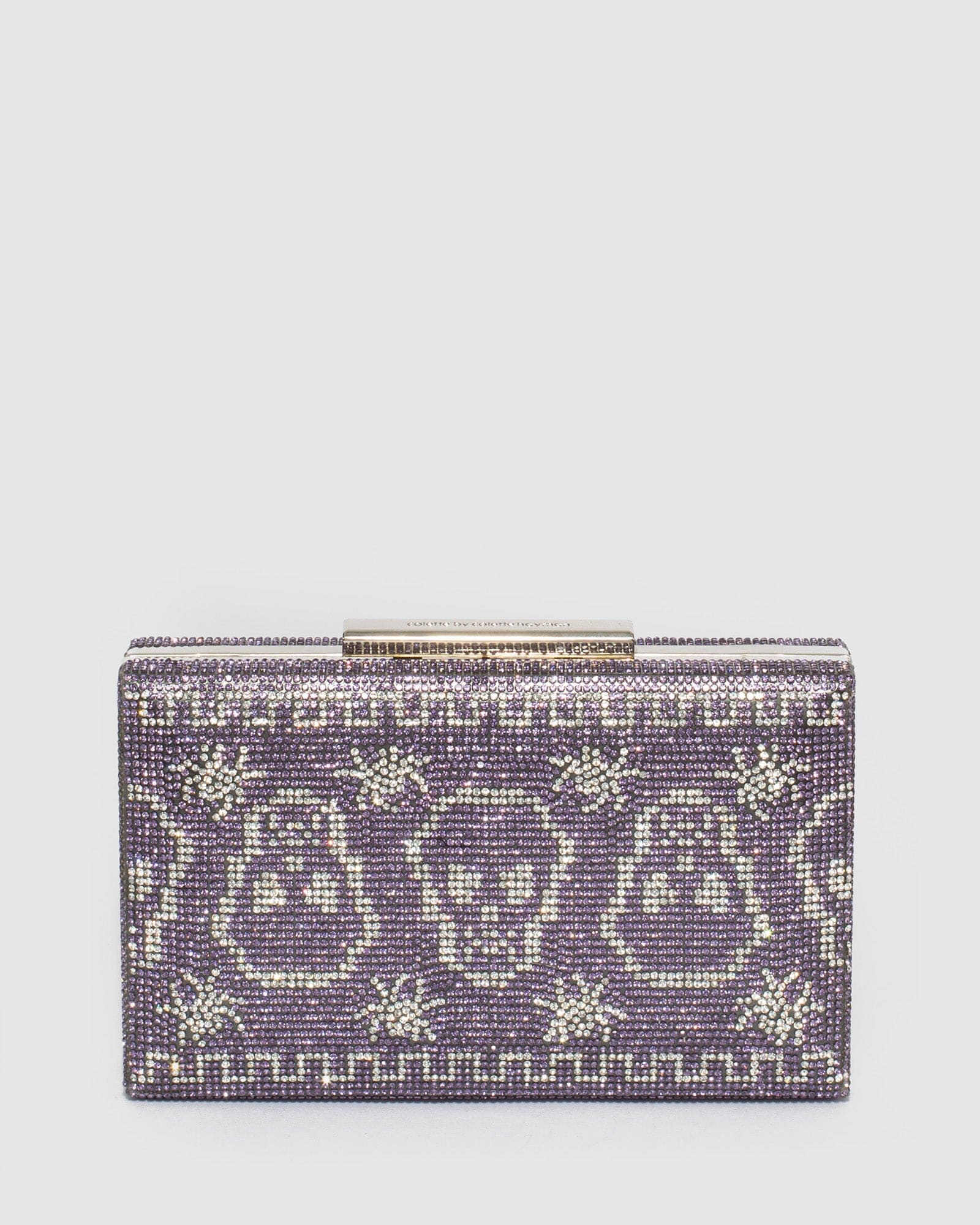 Purple Jaimii Clutch Bag
