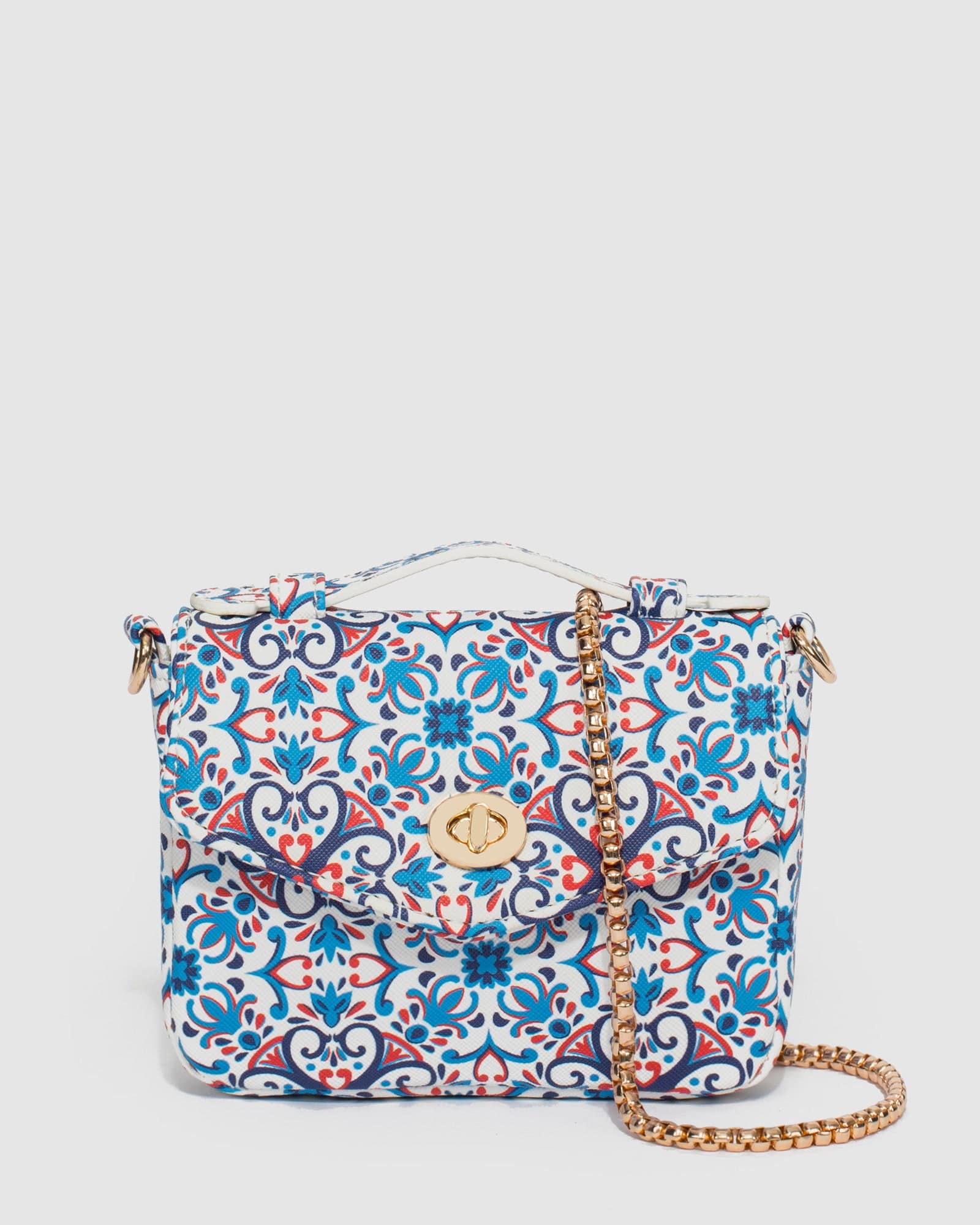Print Ludy Top Handle Bag