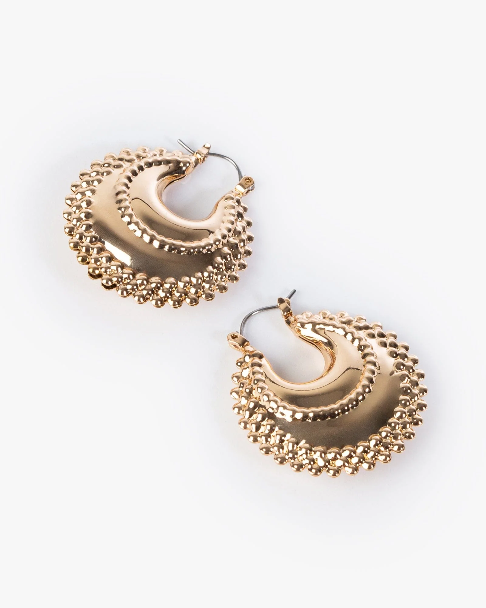 Gold Festival Hoop Earrings