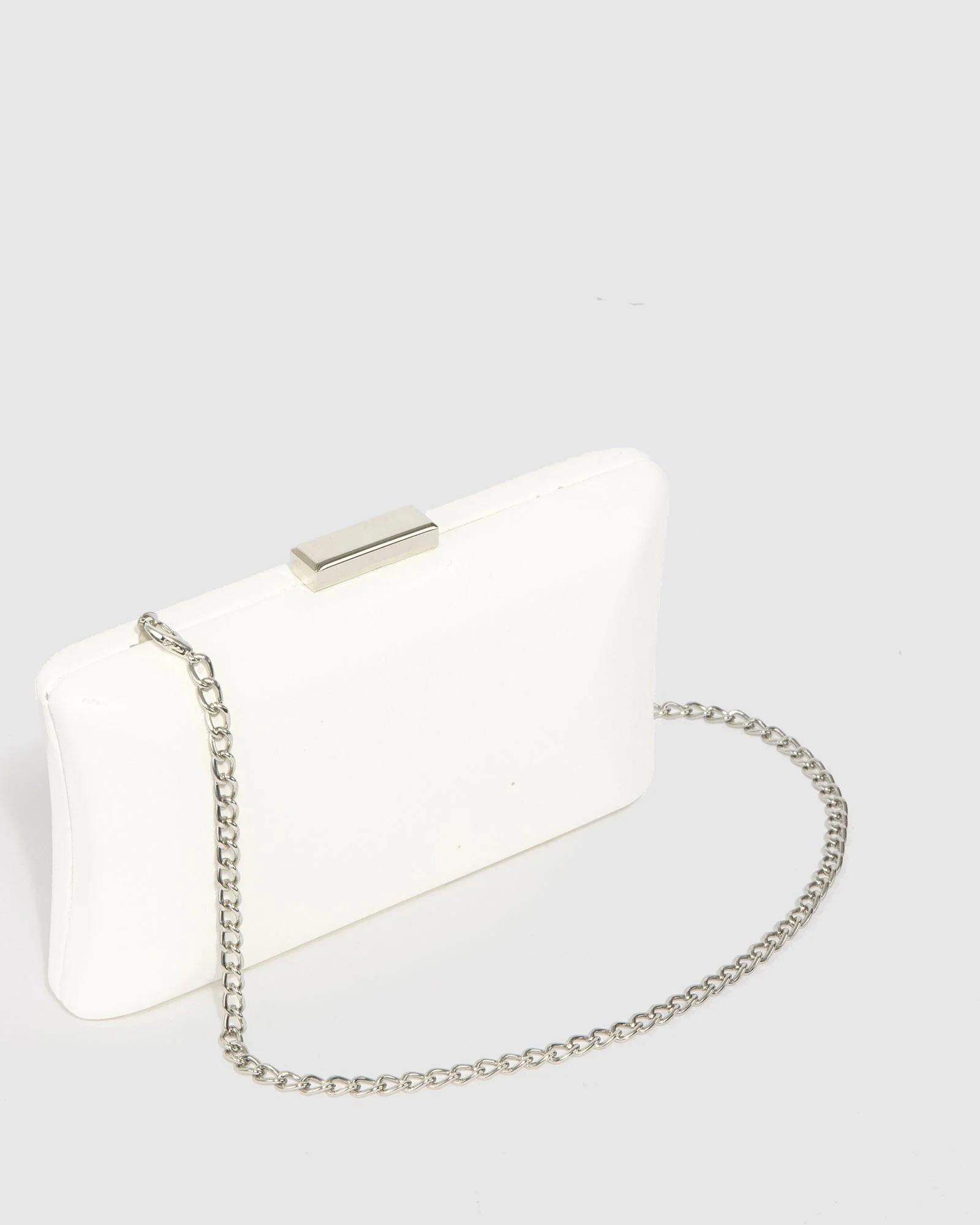 White Clarke Clutch Bag