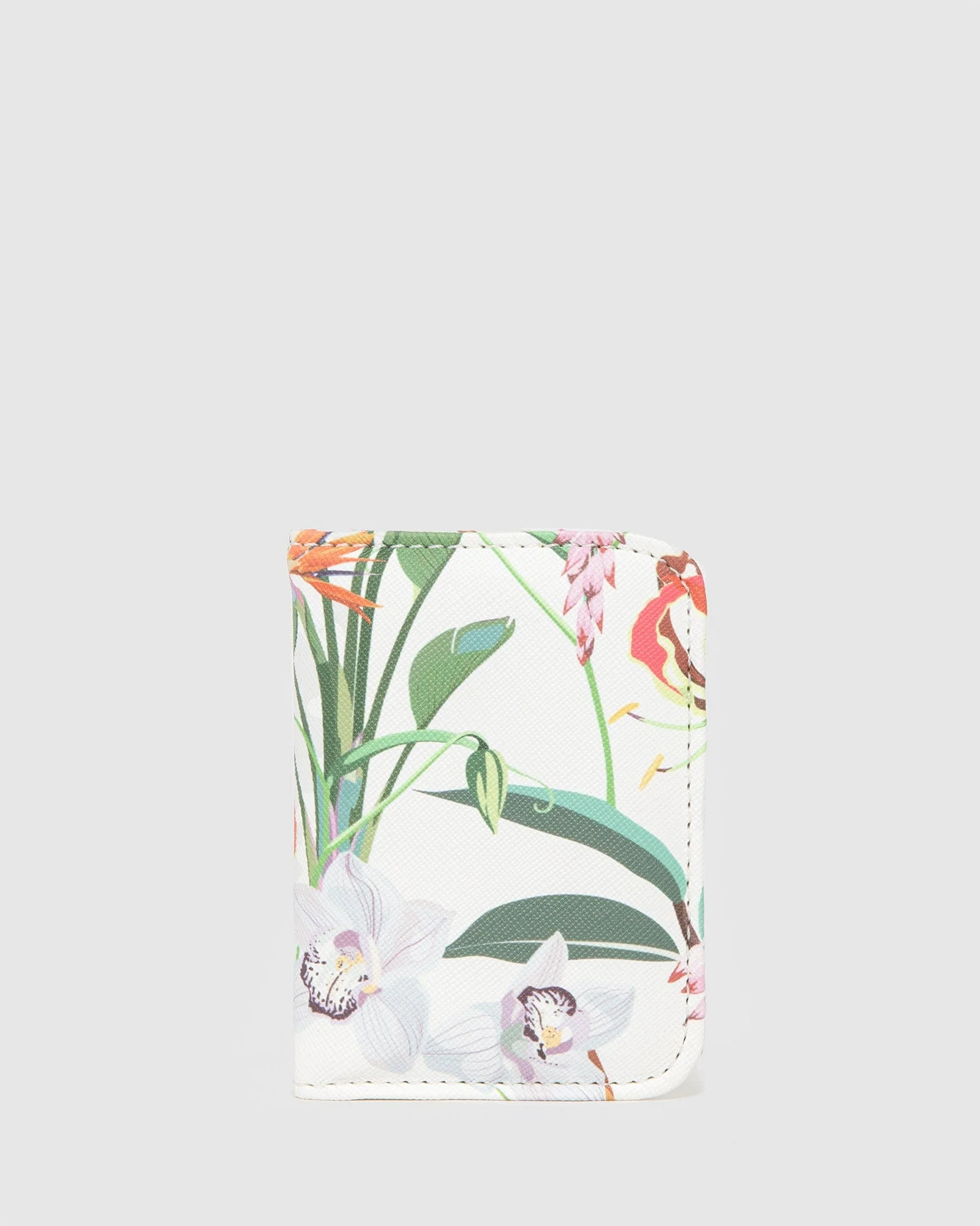 Floral Print Credit Card Purse