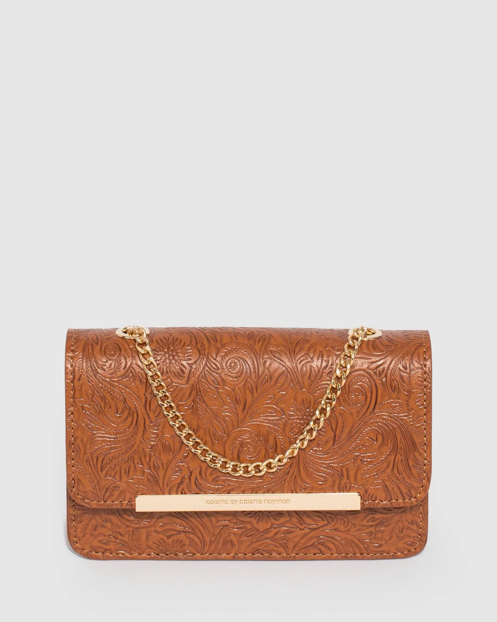Tan Lauren Chain Bag