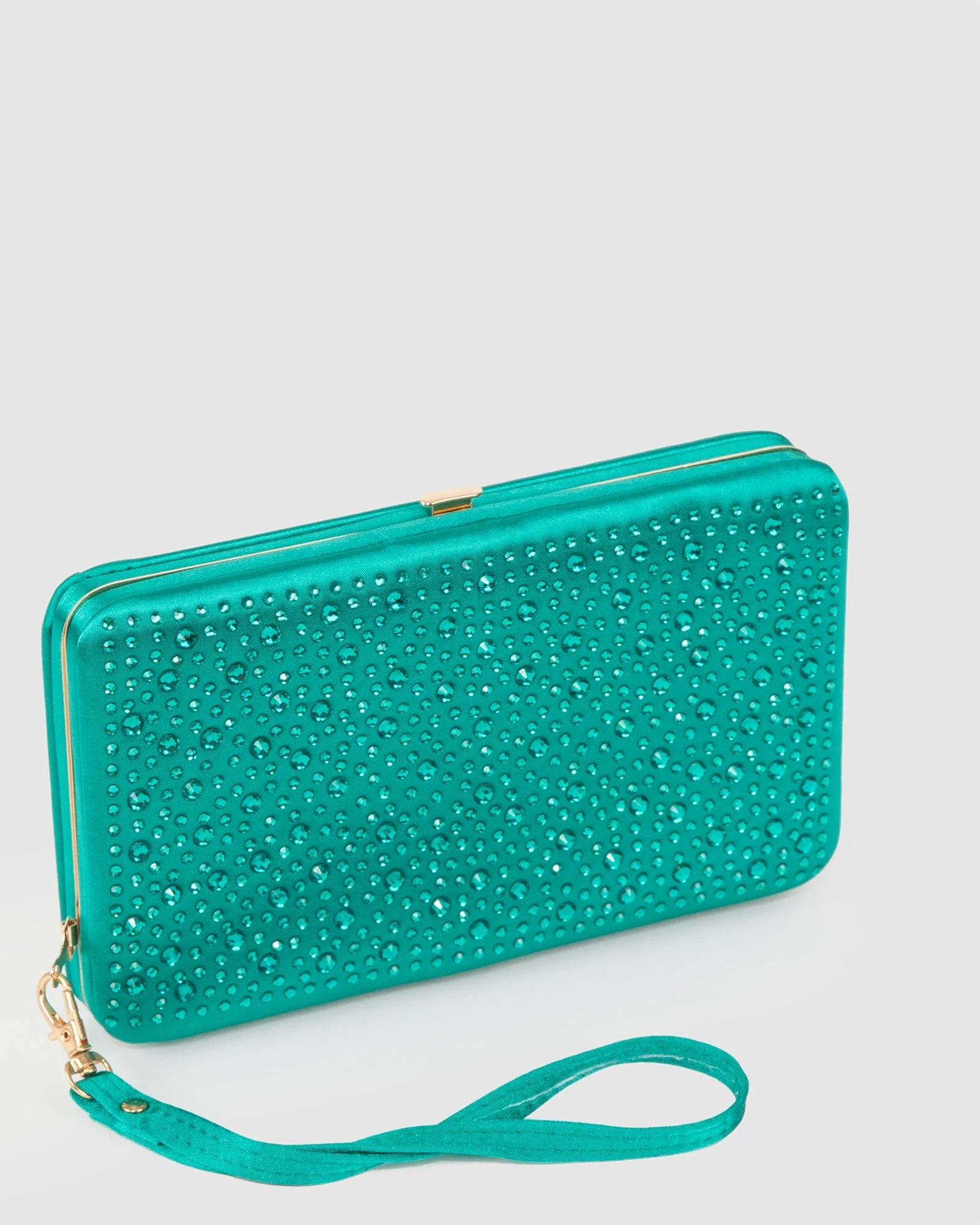 Green Eve Jewelled Hardcase Wallet