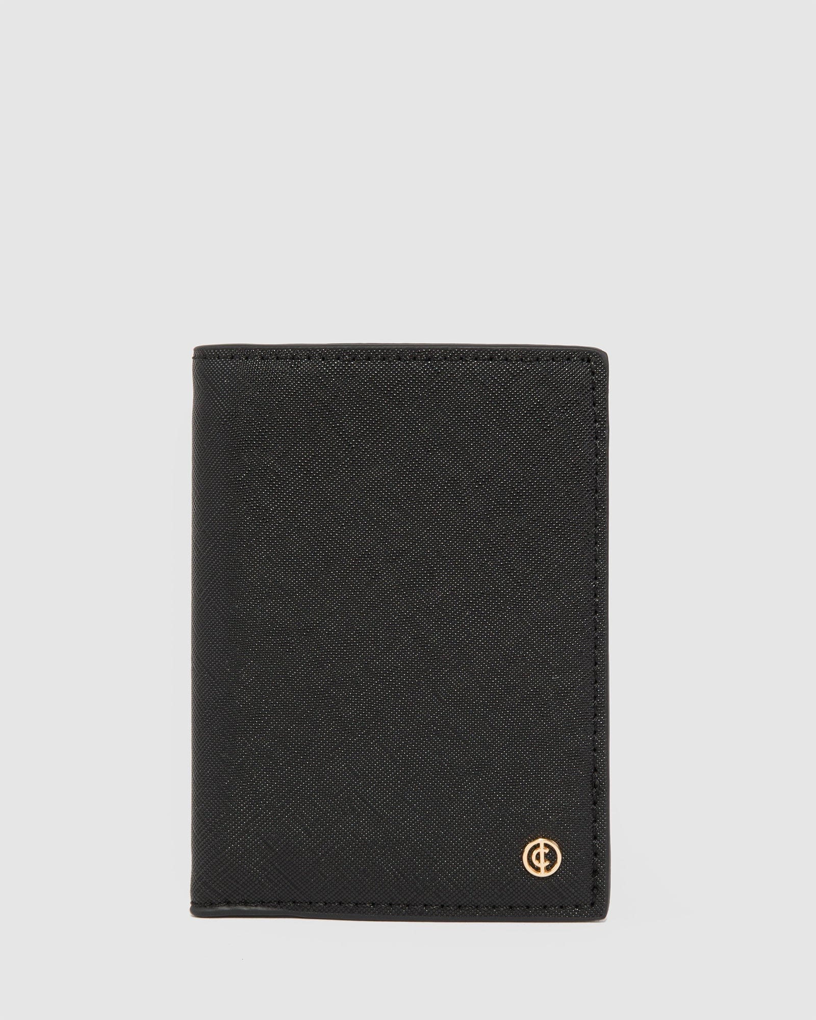 Black Classic Passport Holder