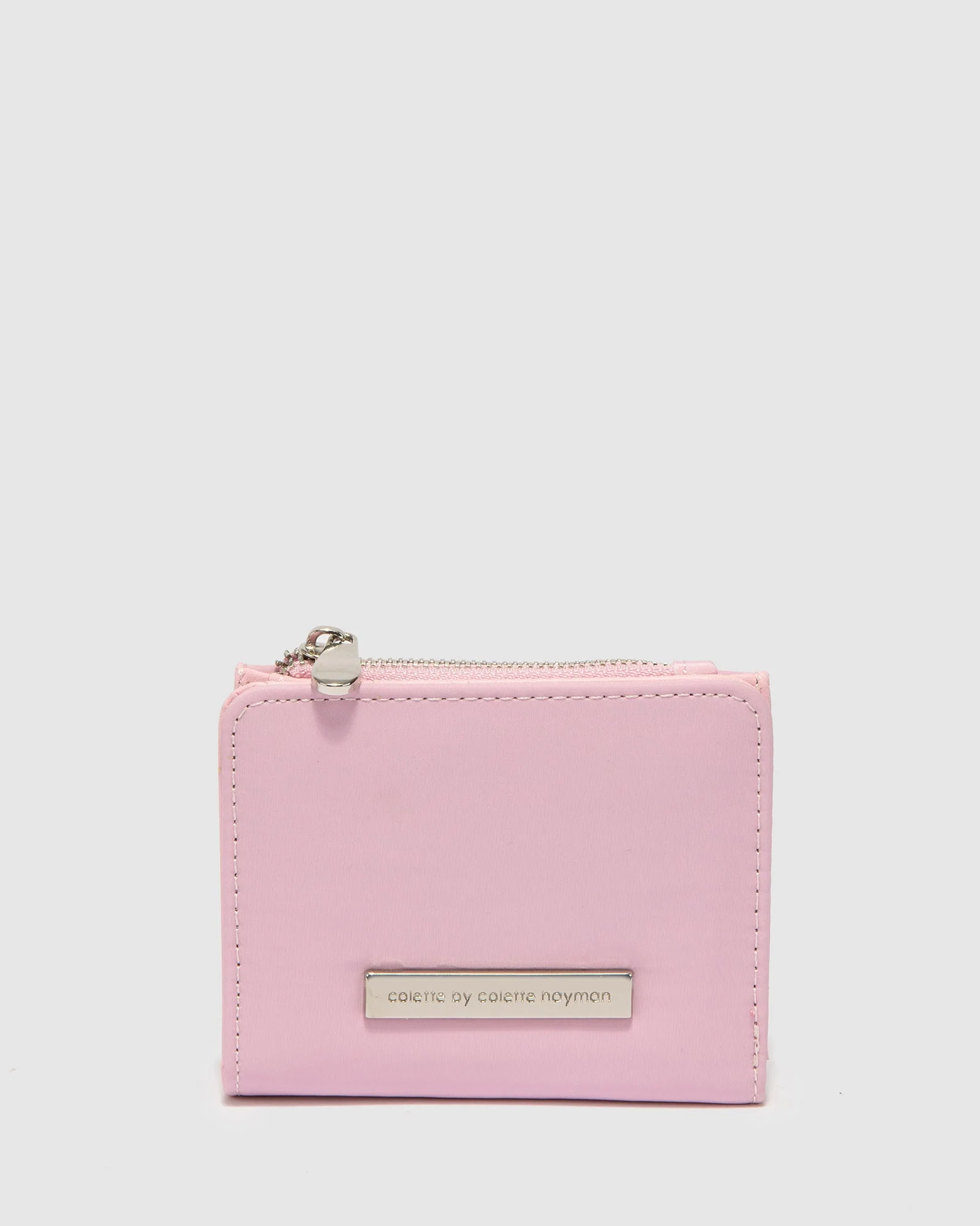 Pink Han Nylon Mini Wallet