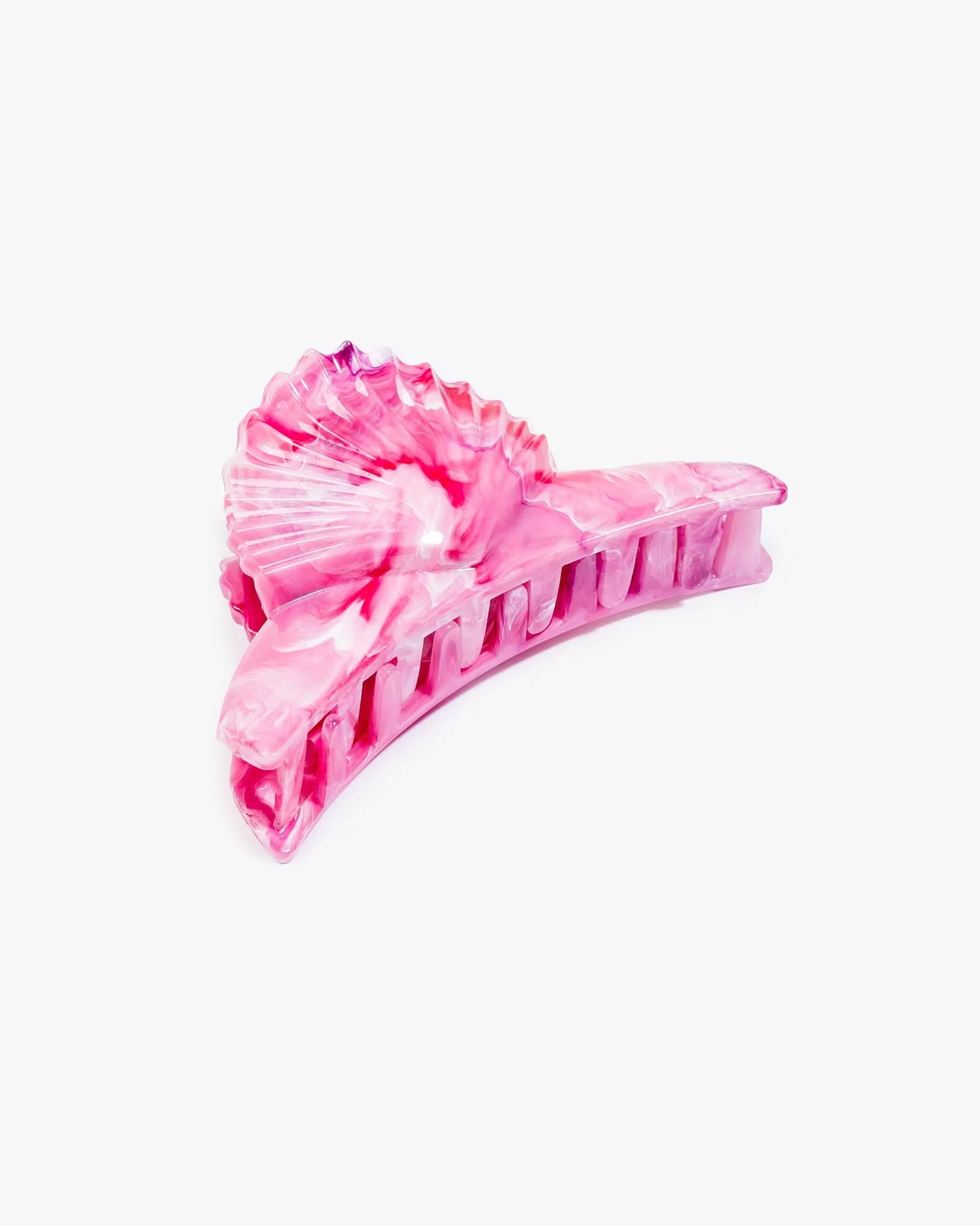 Pink Marble Sea Icon Hair Claw Clip
