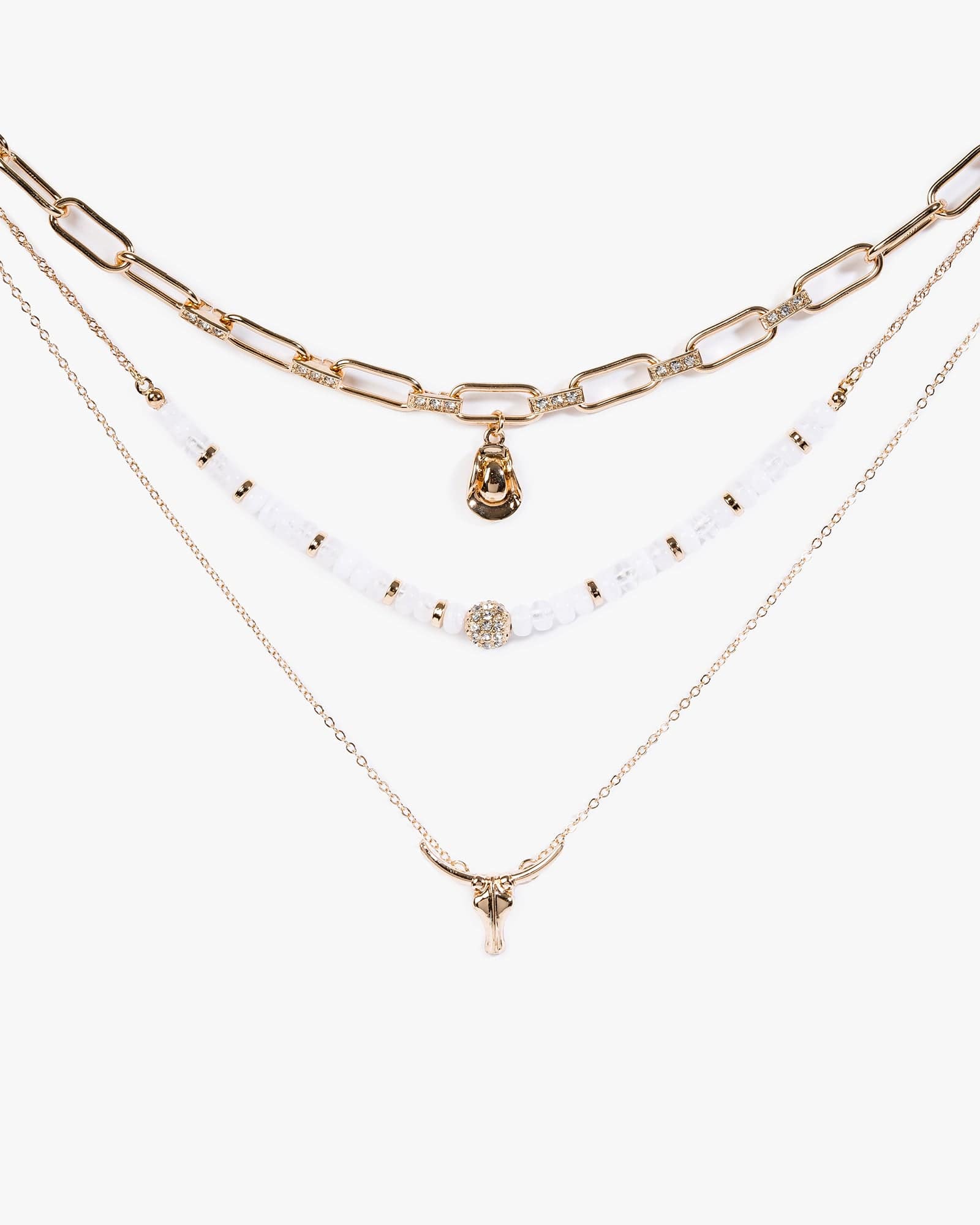 Multi Colour Western Theme Necklace