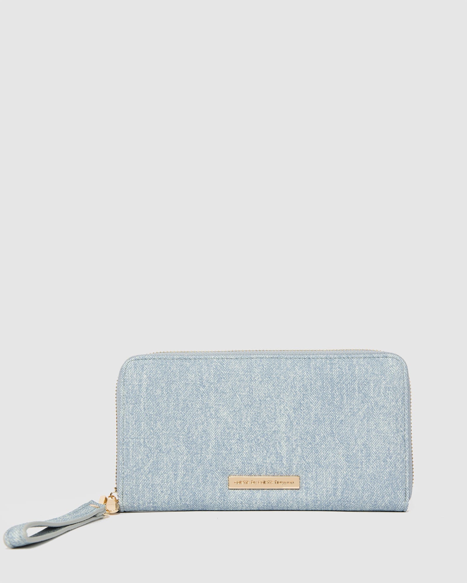 Blue Zoe Wristlet Wallet