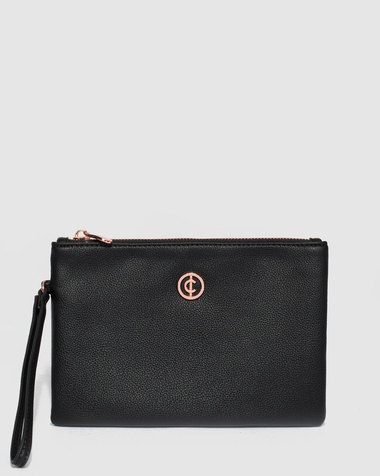 Ellie Black Wristlet Purse
