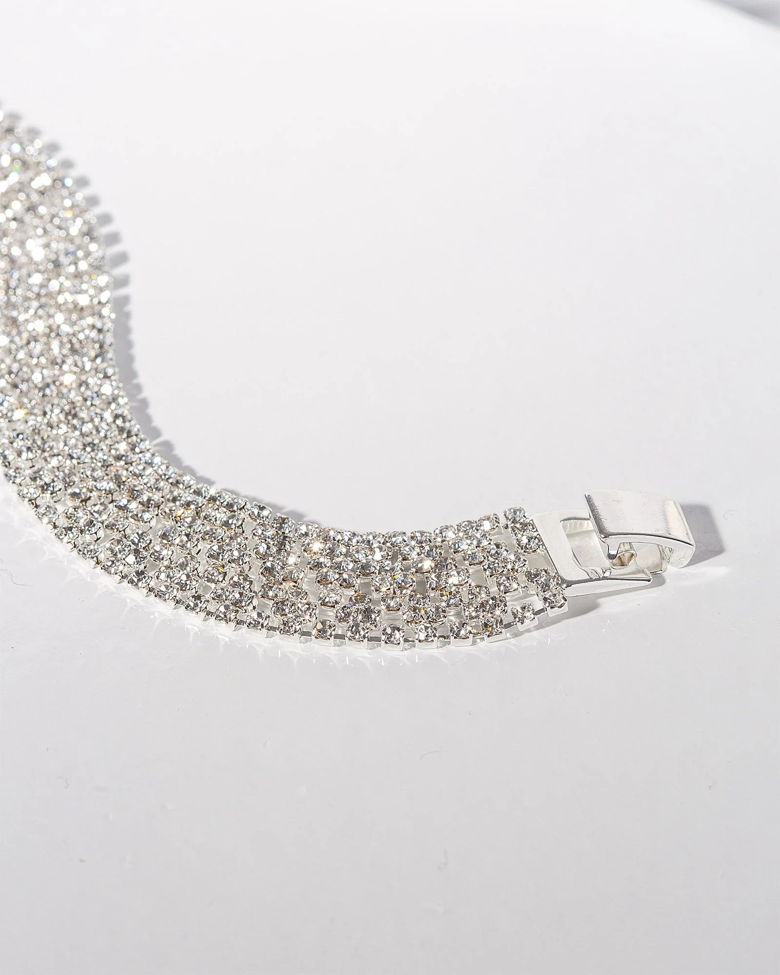 Crystal Wide Band Bracelet