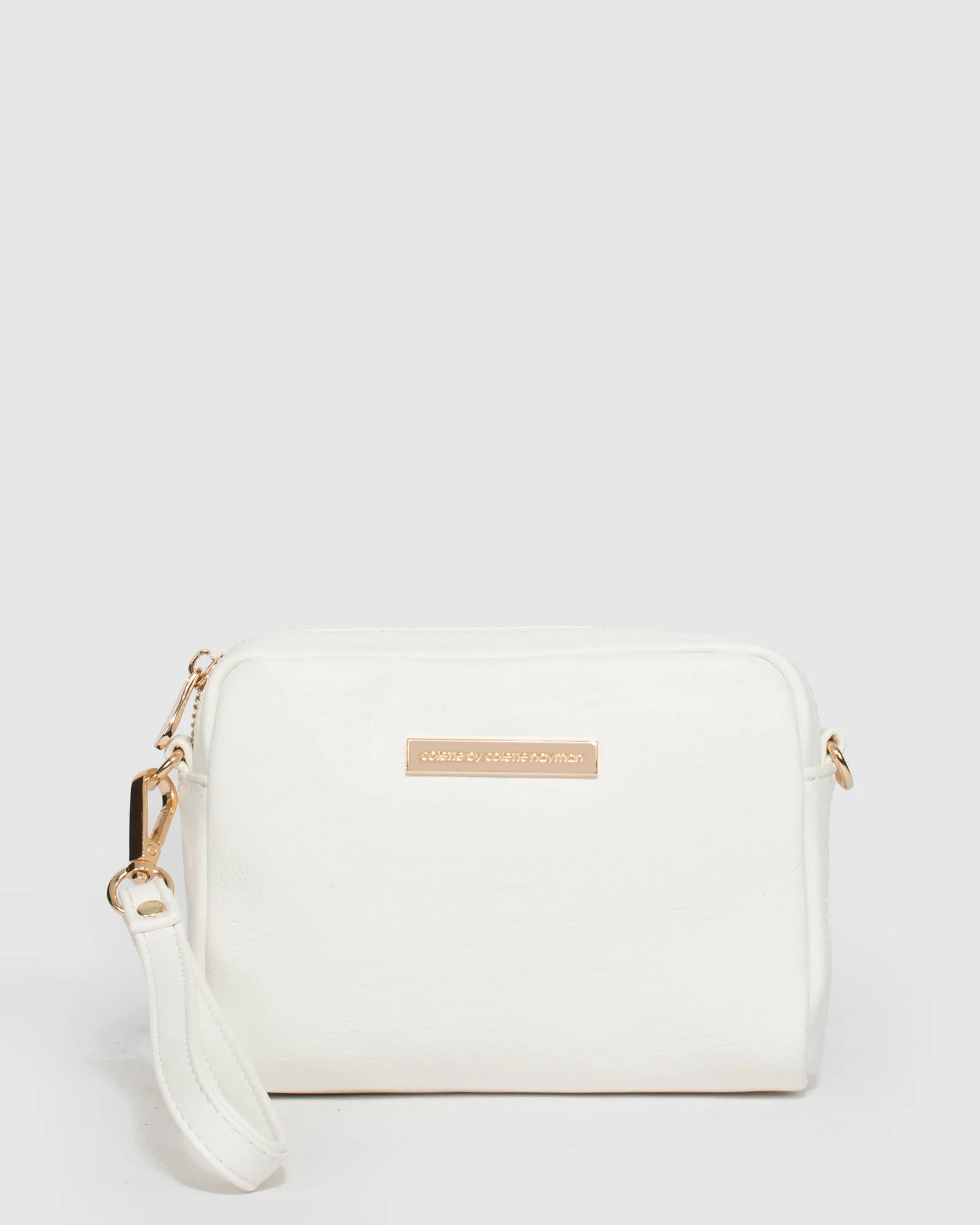 White And Gold Suri Crossbody Bag