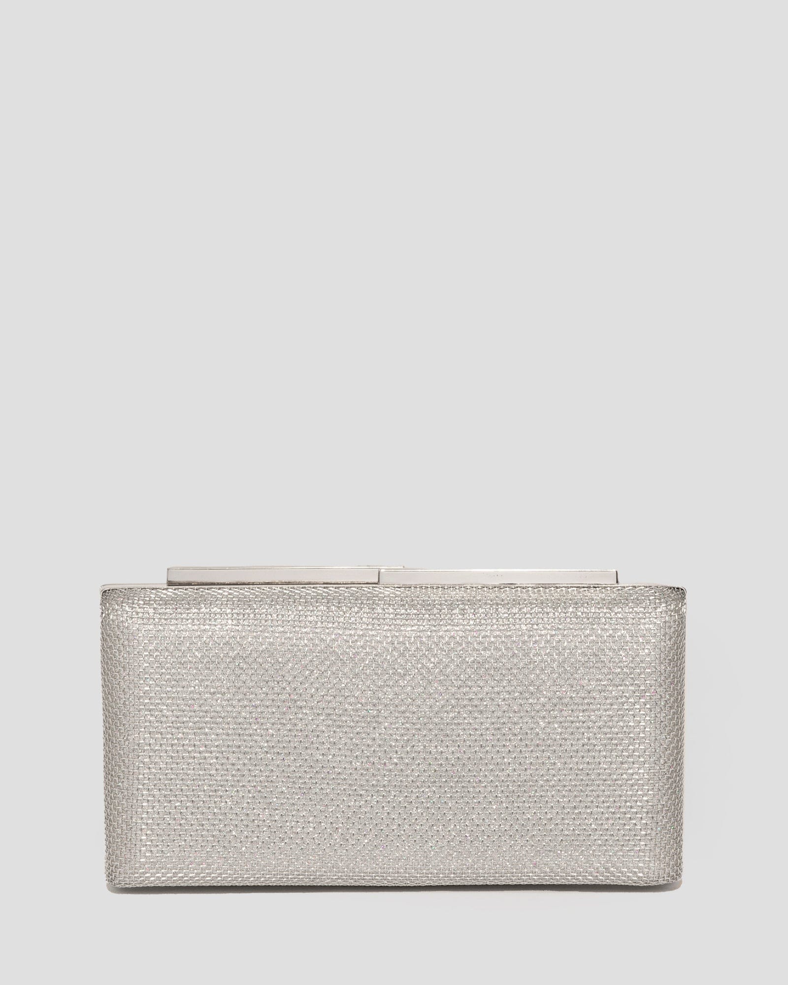 Silver Lulu Clutch Bag