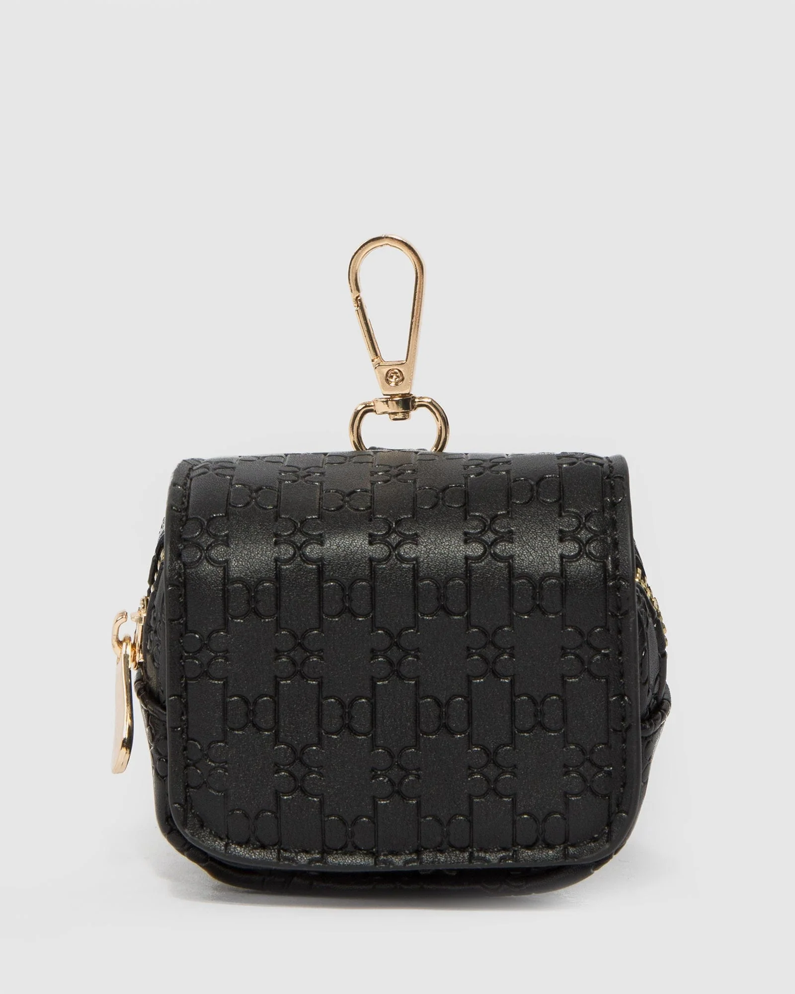 Black Della Keyring Pouch