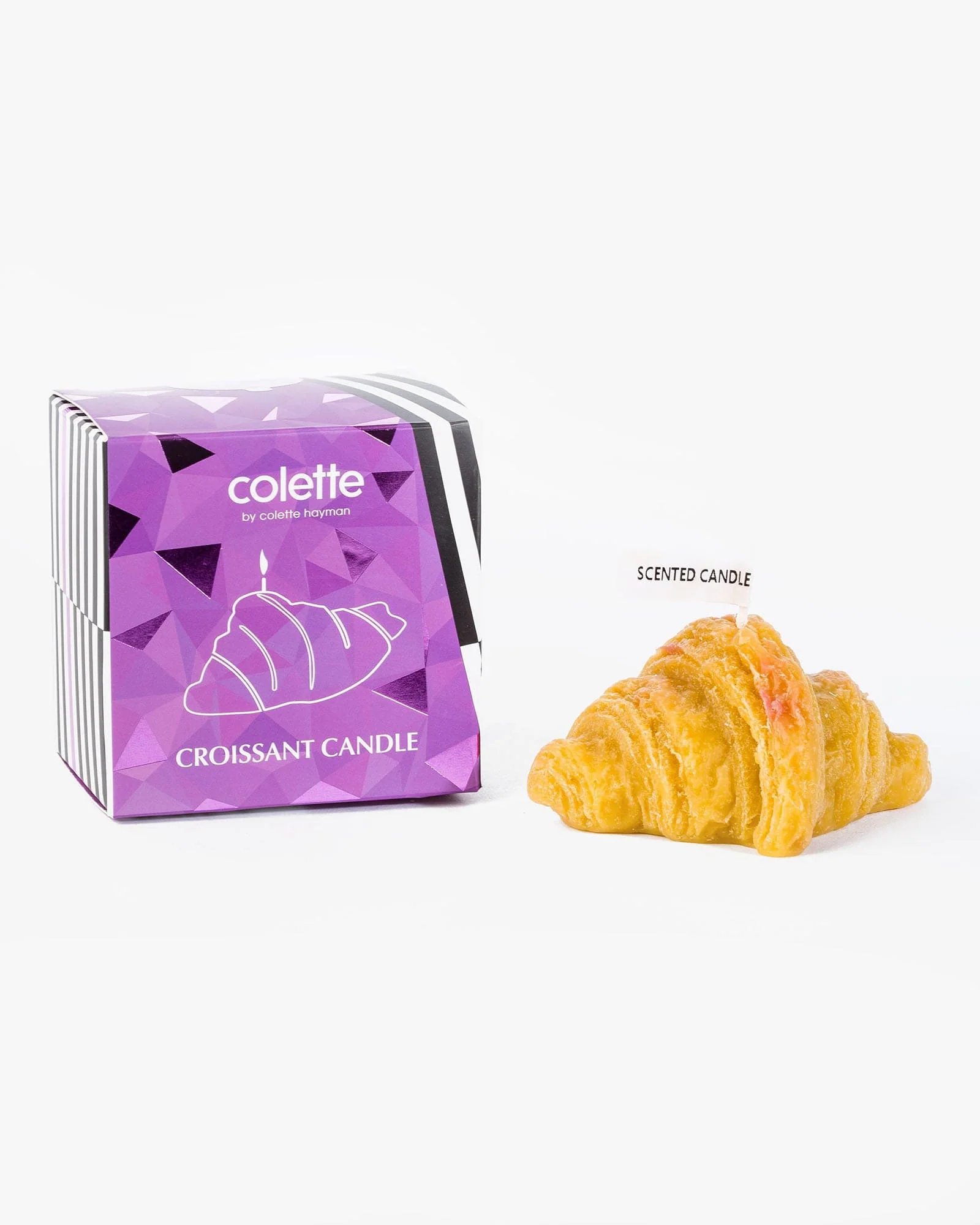 Brown Croissant Candle