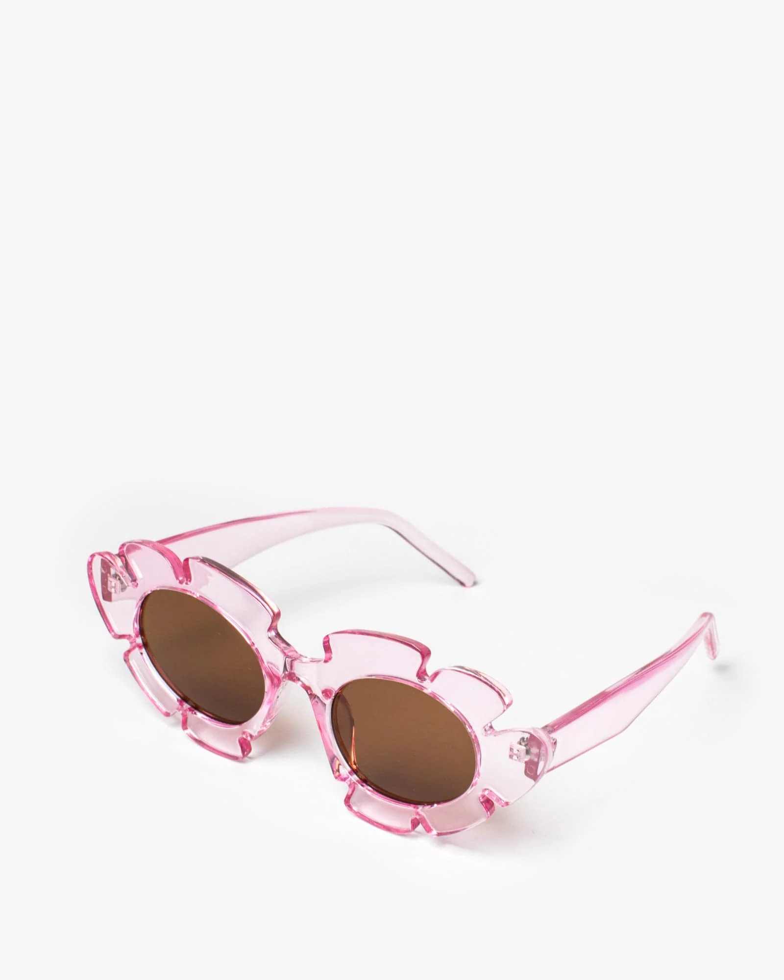 Pink Flower Shape Sunglasses