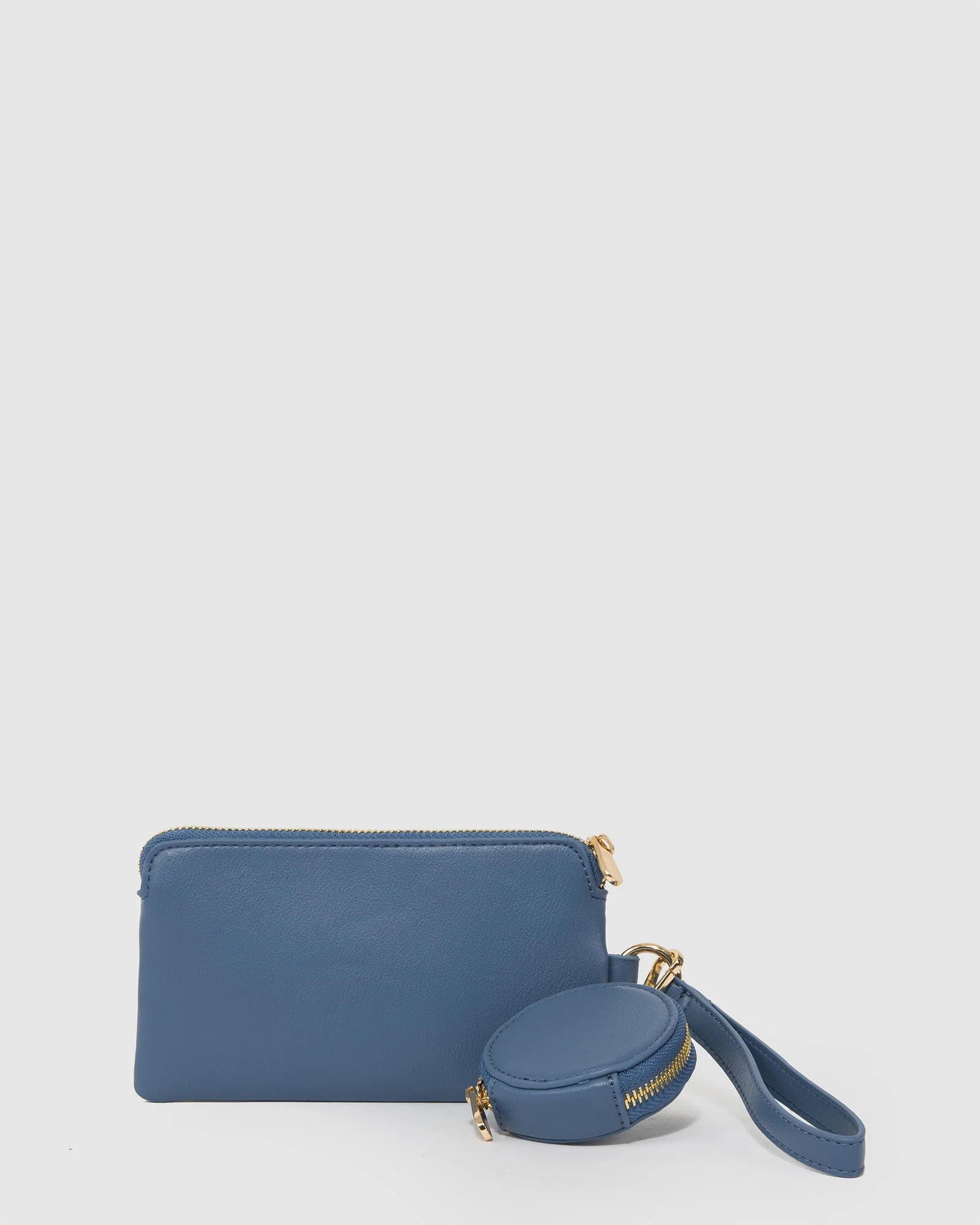 Navy Ottie Pouch Wristlet Wallet
