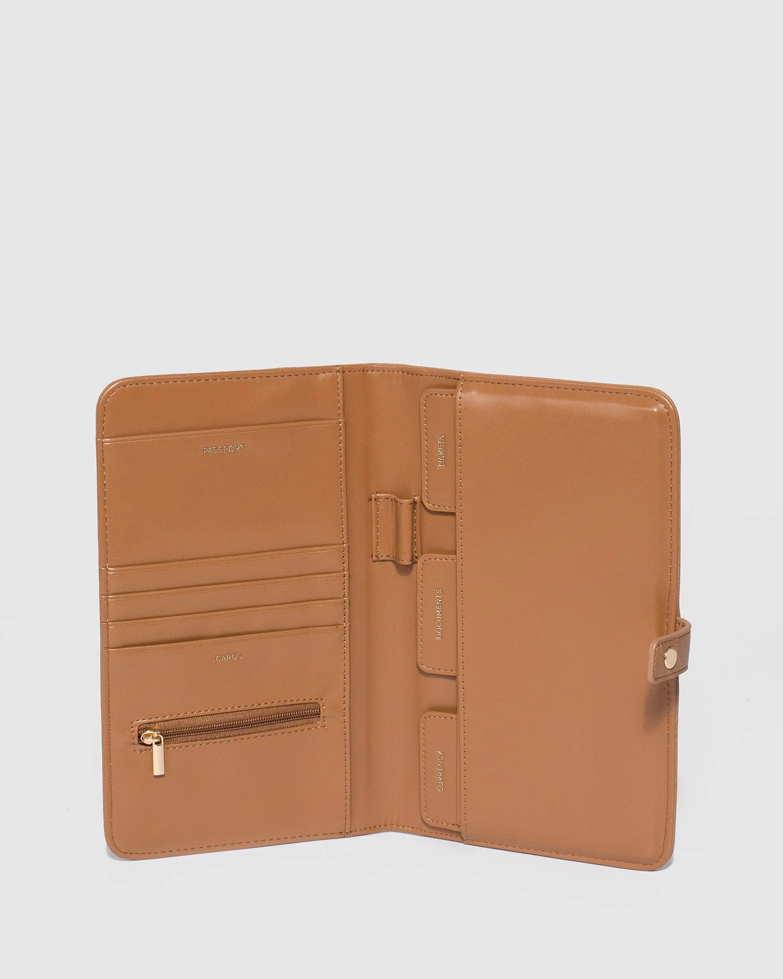 Caramel Classic Travel Wallet
