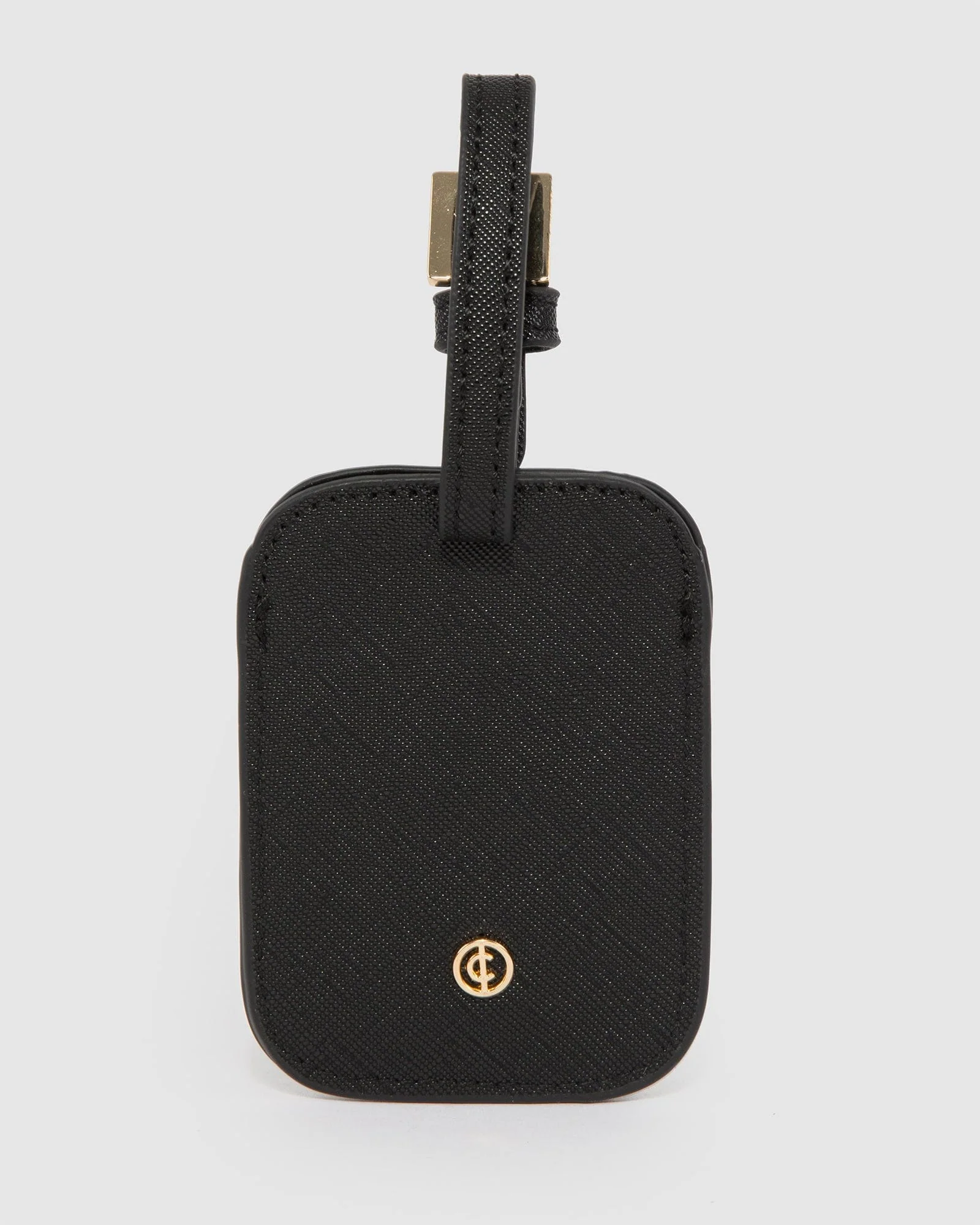Black Sloan Charm Luggage Tag