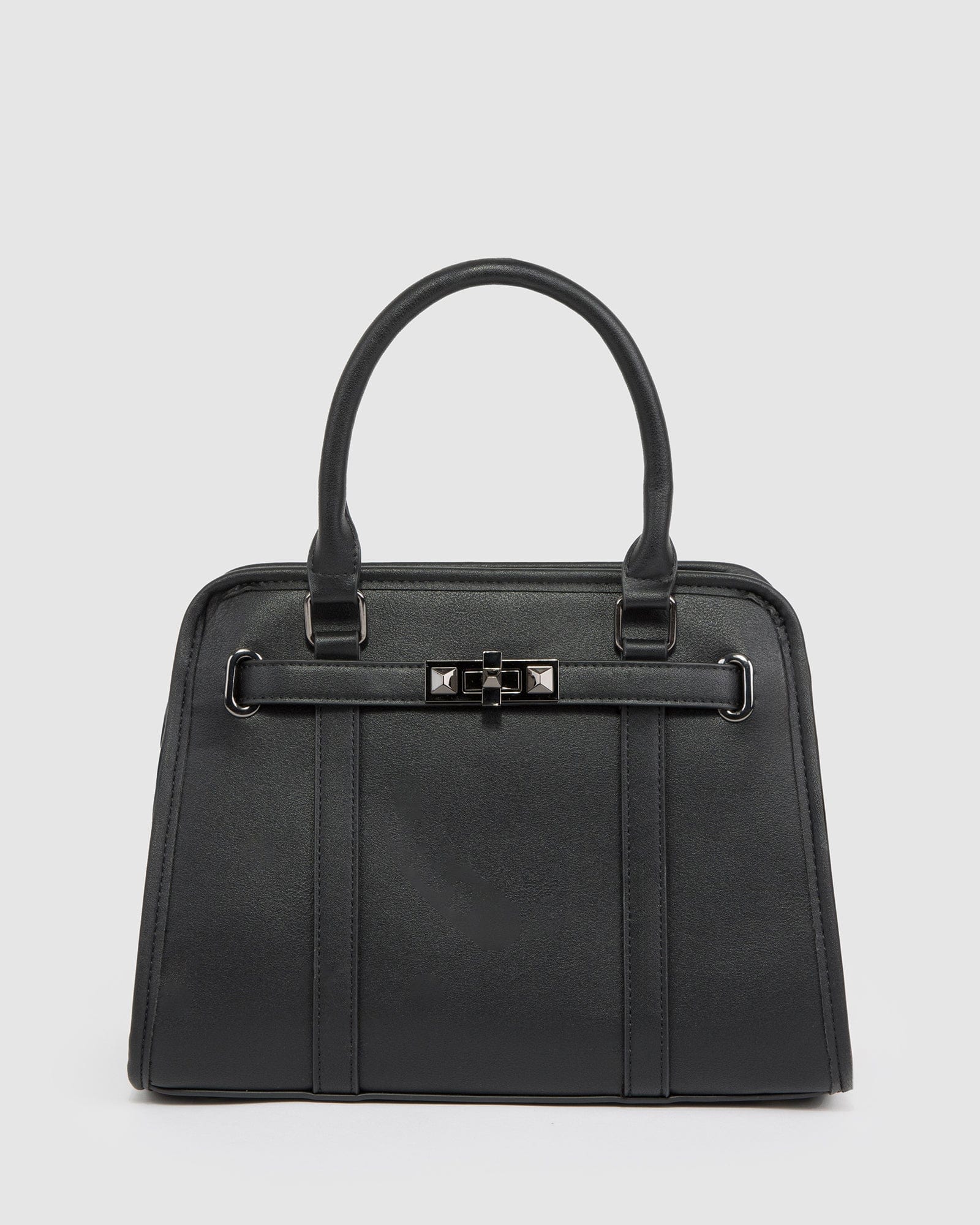 Black Lynne Webbing Tote Bag