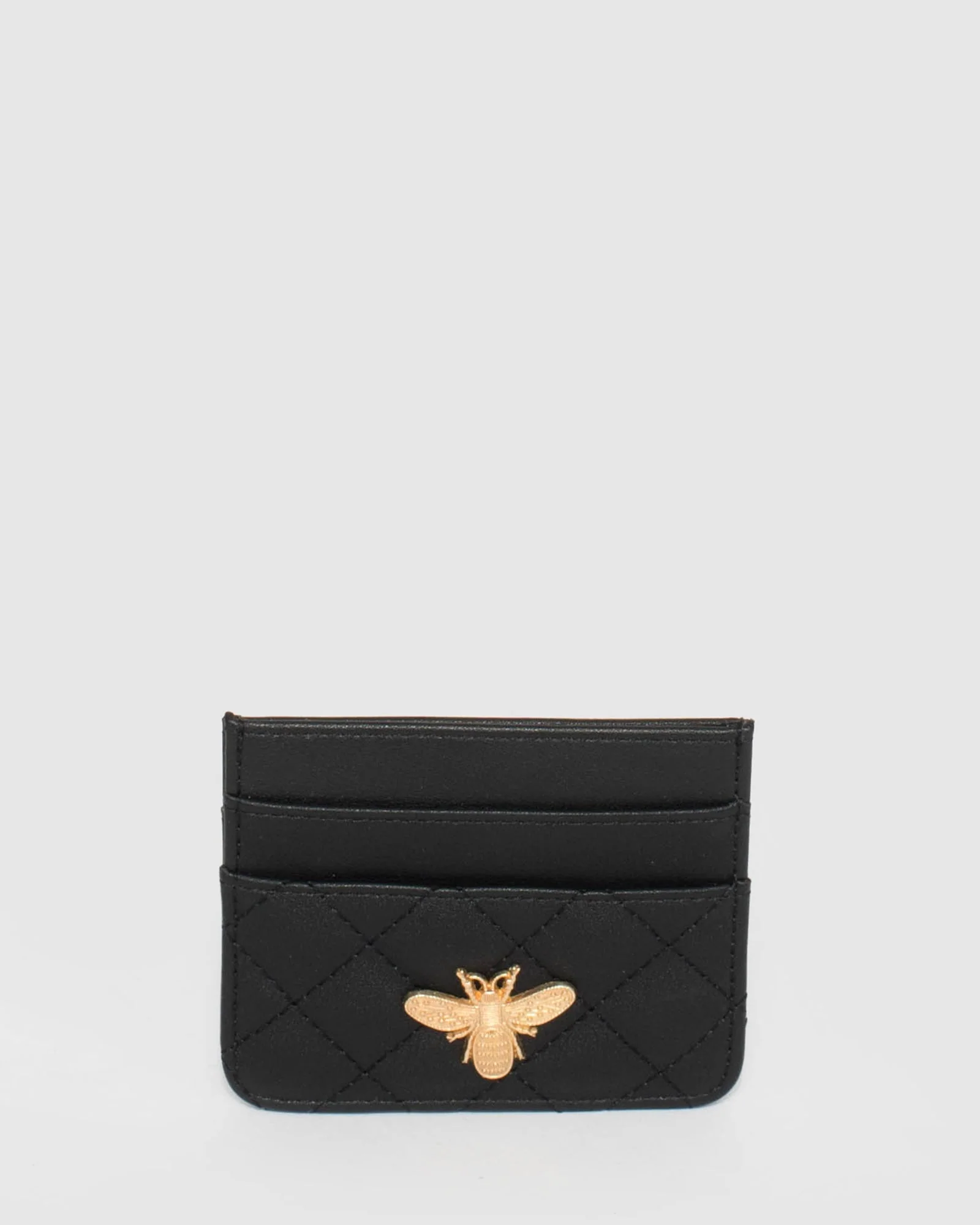 Black Chiara Bee Card Purse
