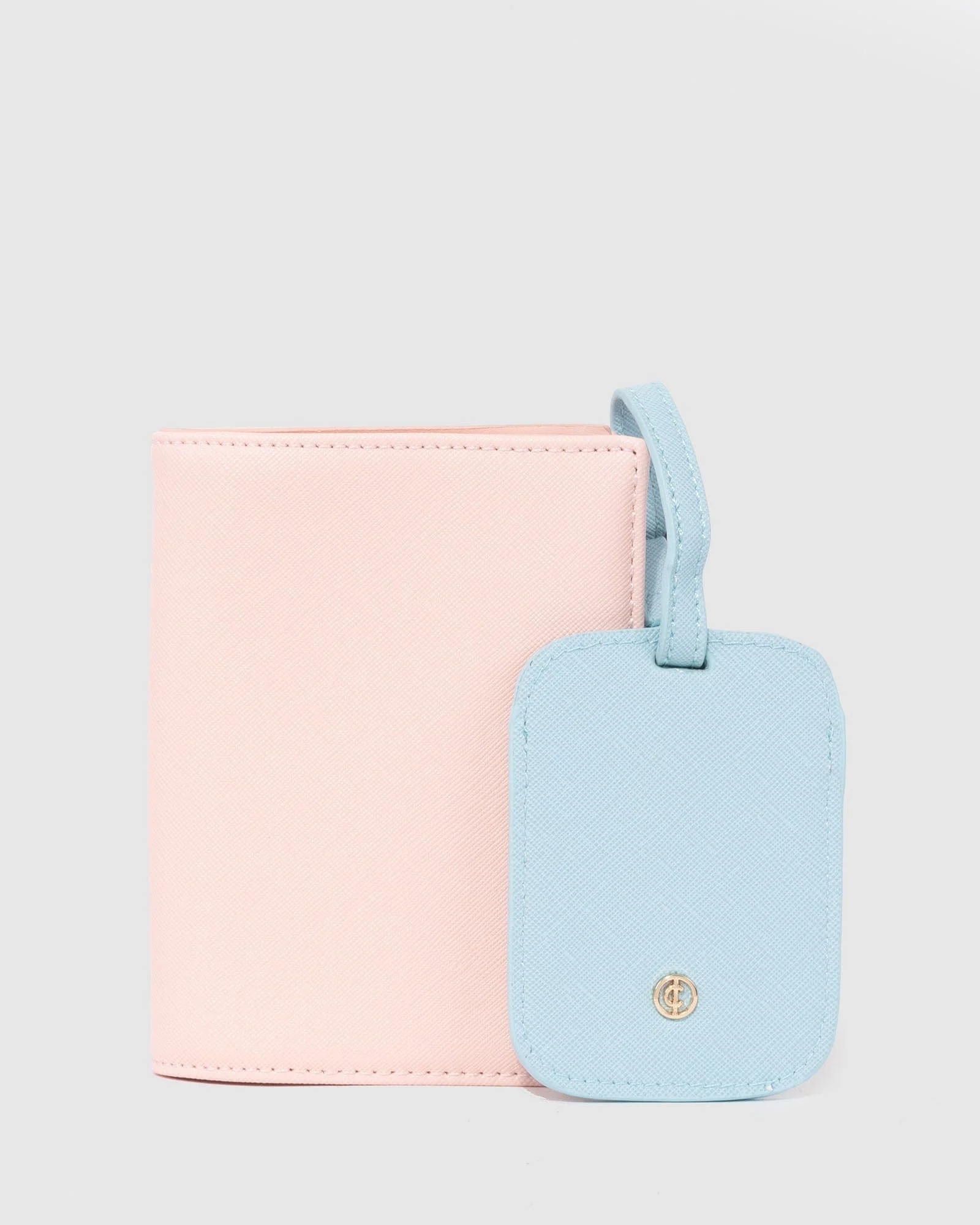 Pink & Blue Two Piece Travel Set