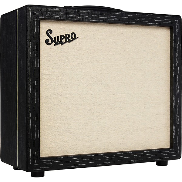 Supro Royale 1x12 75W Guitar Extension Cabinet Black Scandia