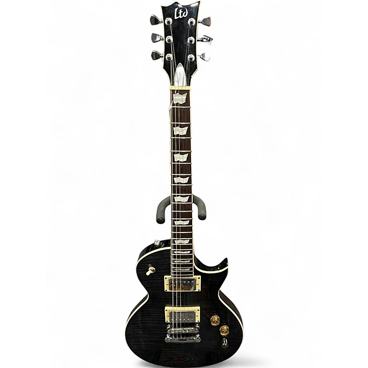 Used ESP LTD EC256 Trans Charcoal Solid Body Electric Guitar