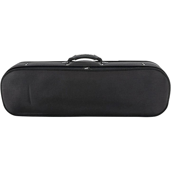 Violin Oblong Case Greenline 4 4 Size Black Exterior Red Interior