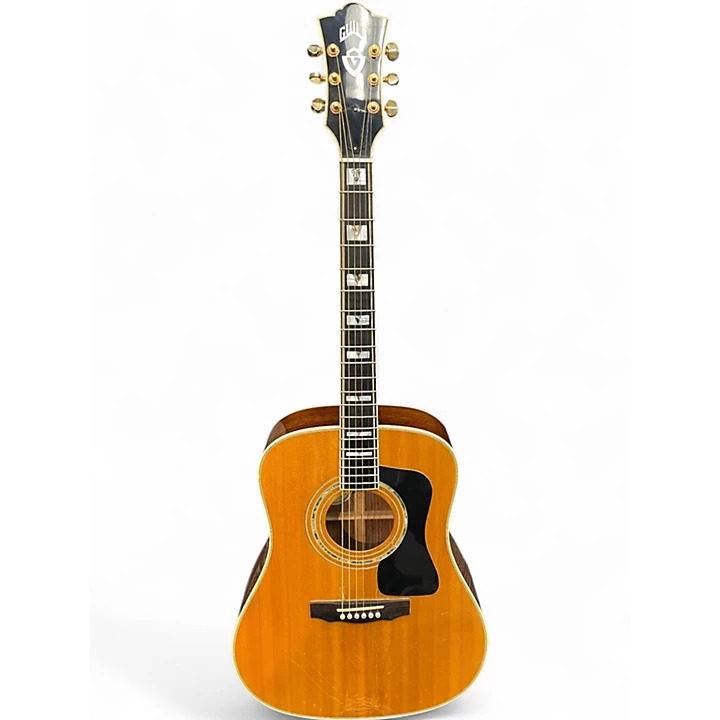 Used Guild D55 Natural Acoustic Guitar