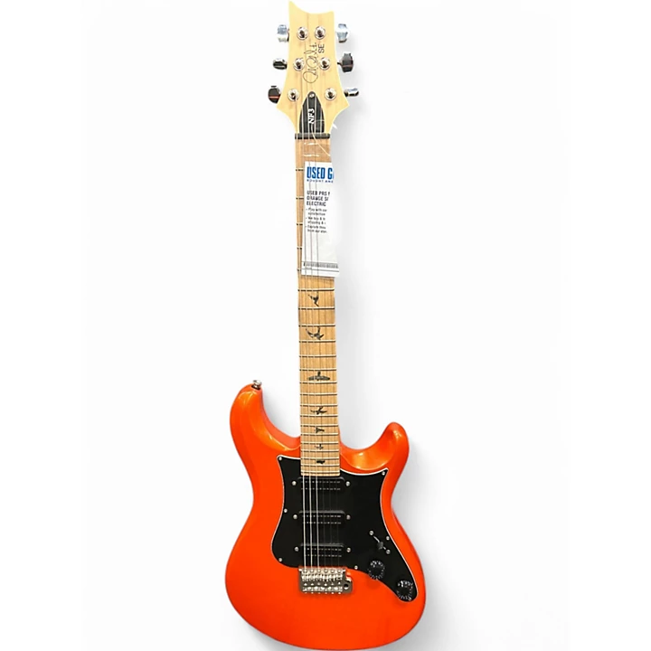 Used PRS NF3 Metallic Orange Solid Body Electric Guitar
