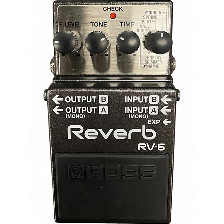 Used BOSS RV6 Digital Reverb Effect Pedal