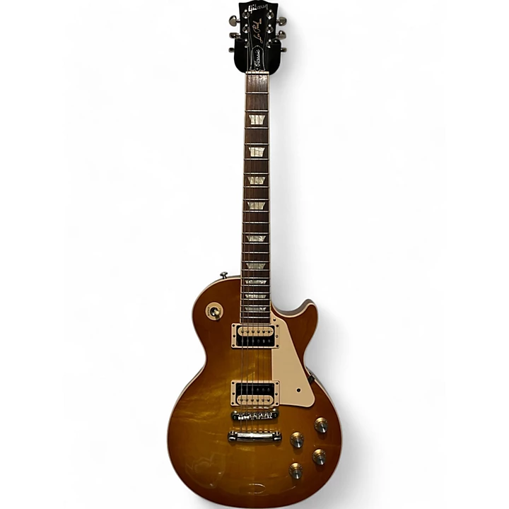 Used Gibson Les Paul Classic Honey Burst Solid Body Electric Guitar
